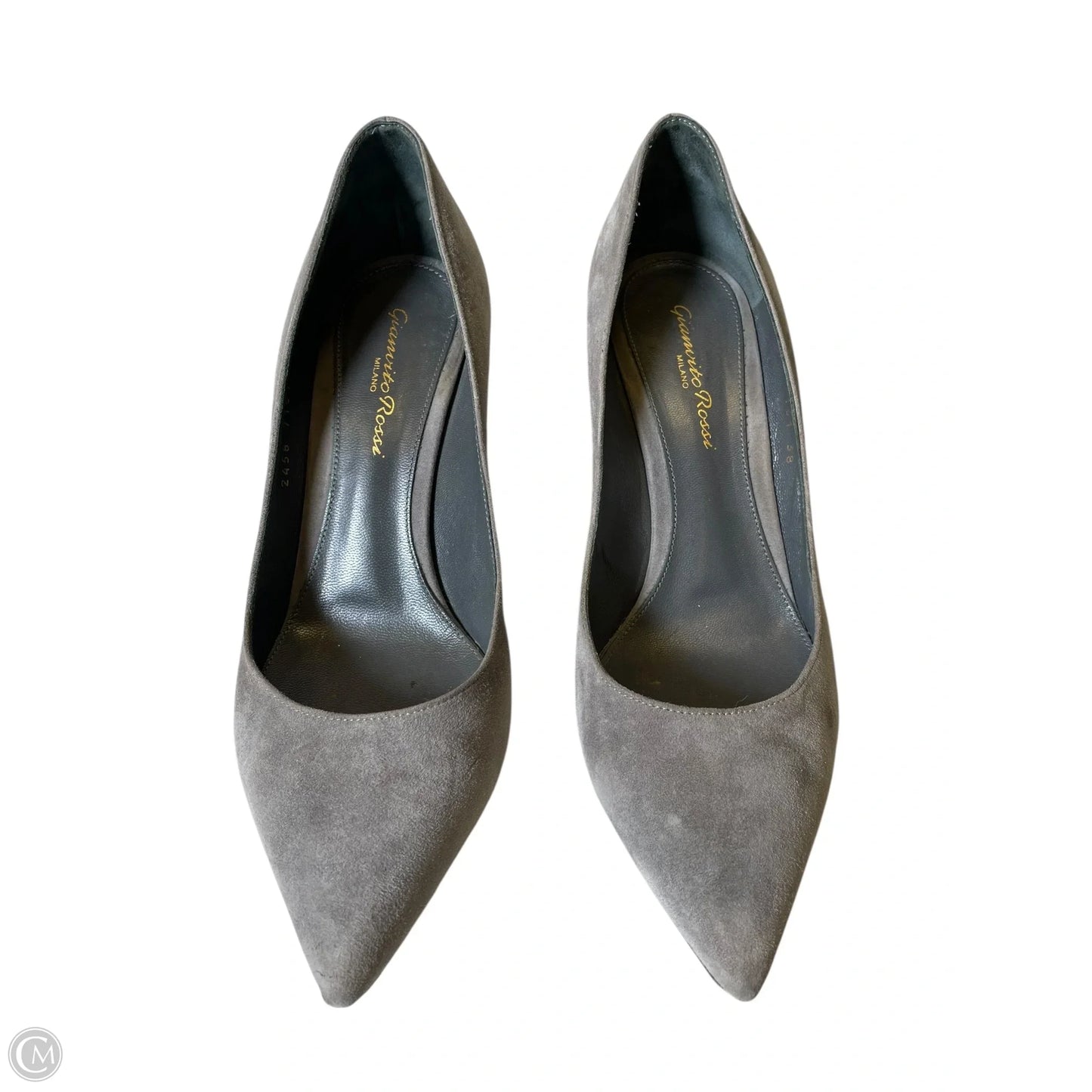 Shoes Heels Stiletto Designer By  GIANVITO ROSSI In Grey, Size: 7.5