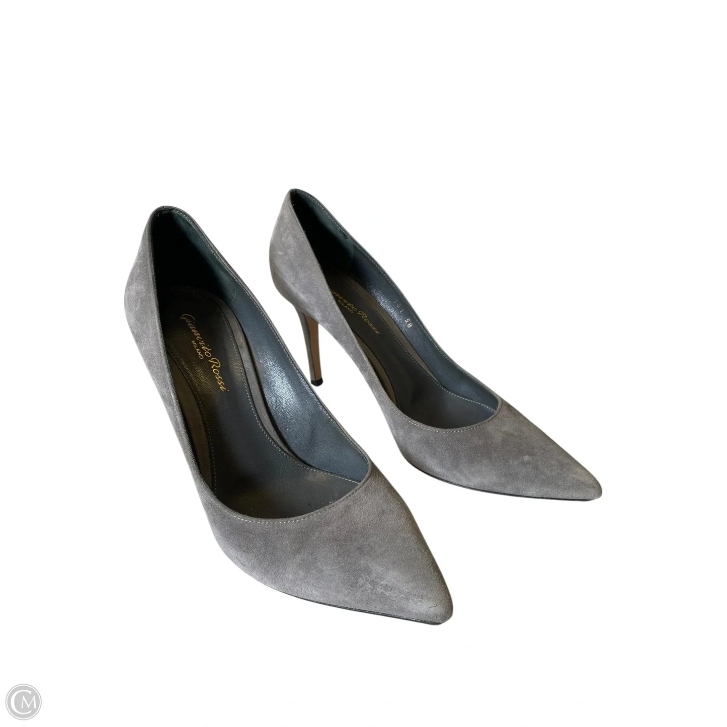 Shoes Heels Stiletto Designer By  GIANVITO ROSSI In Grey, Size: 7.5