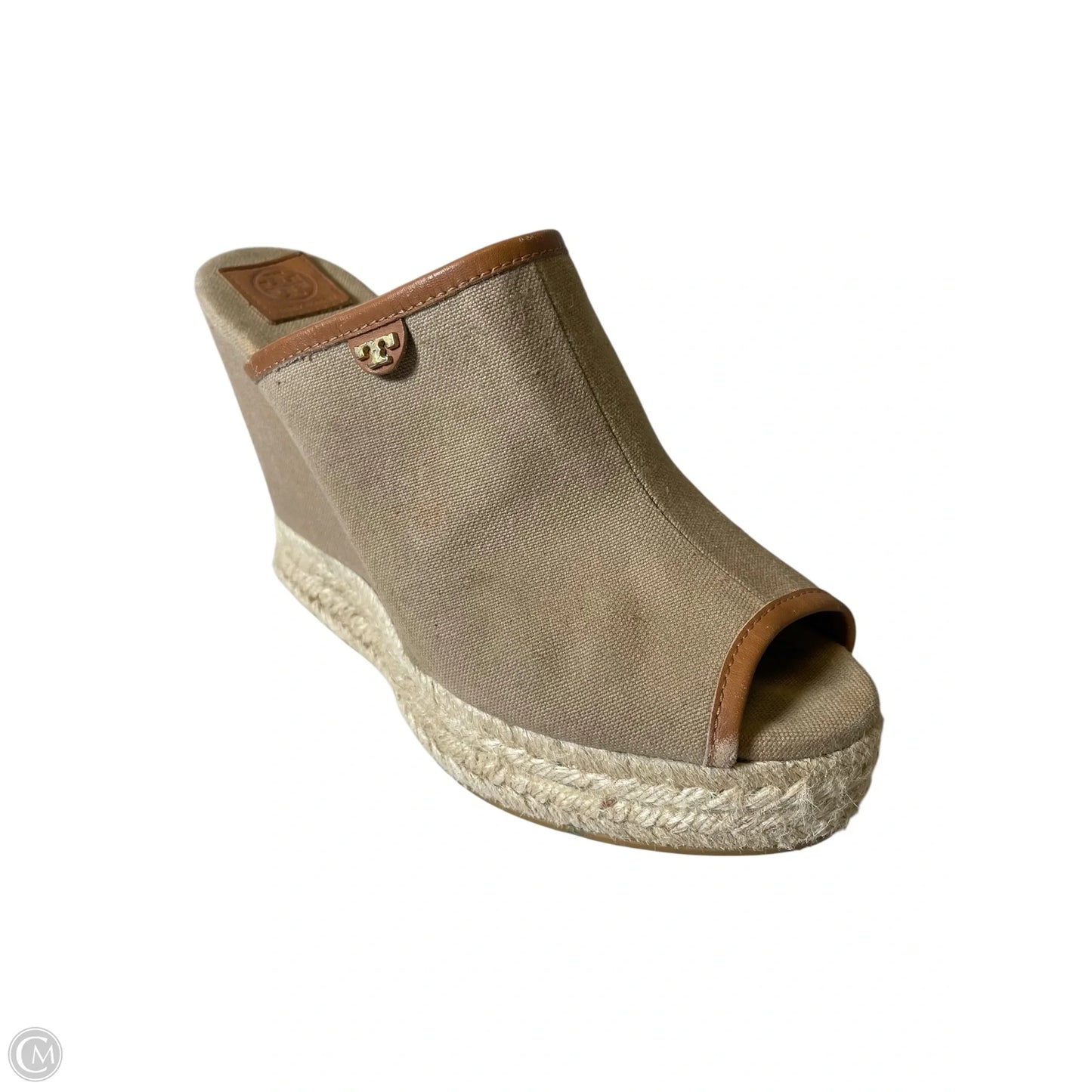 Sandals Designer By Tory Burch In Beige, Size: 8.5