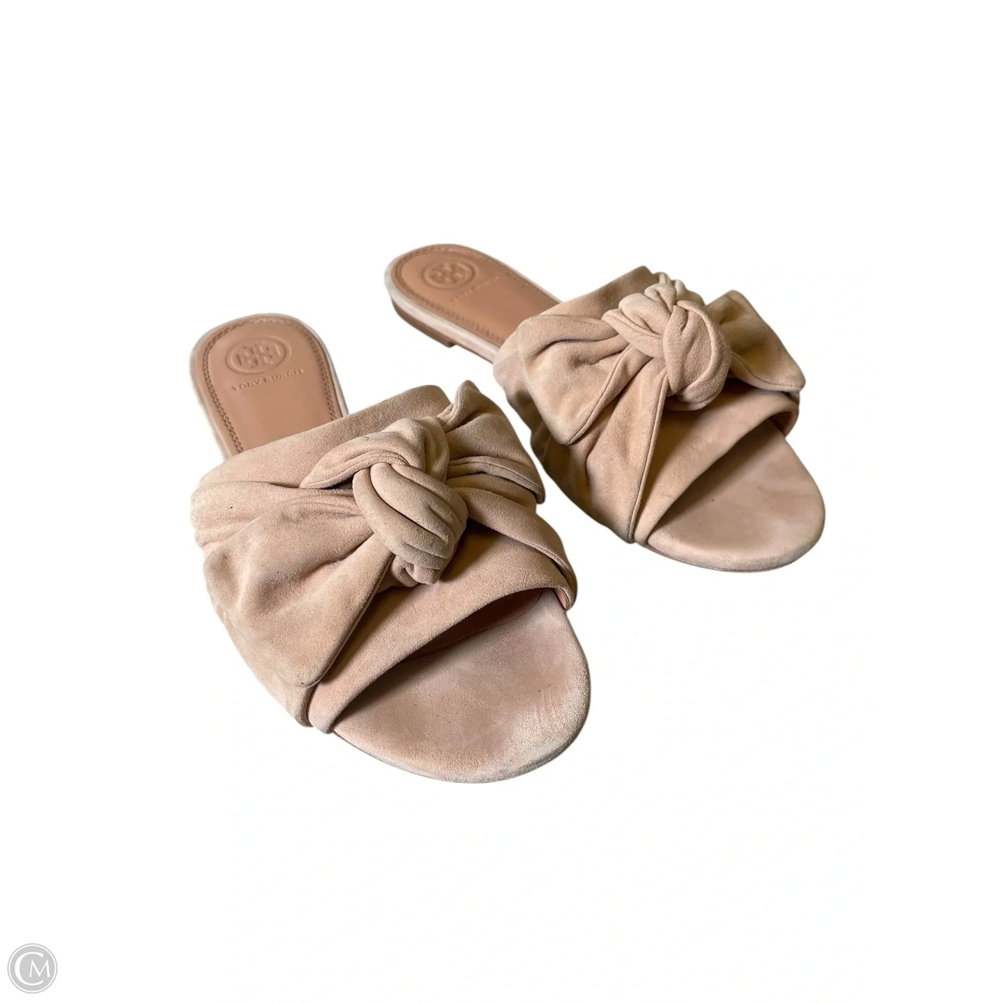 Sandals Designer By Tory Burch In Peach, Size: 8