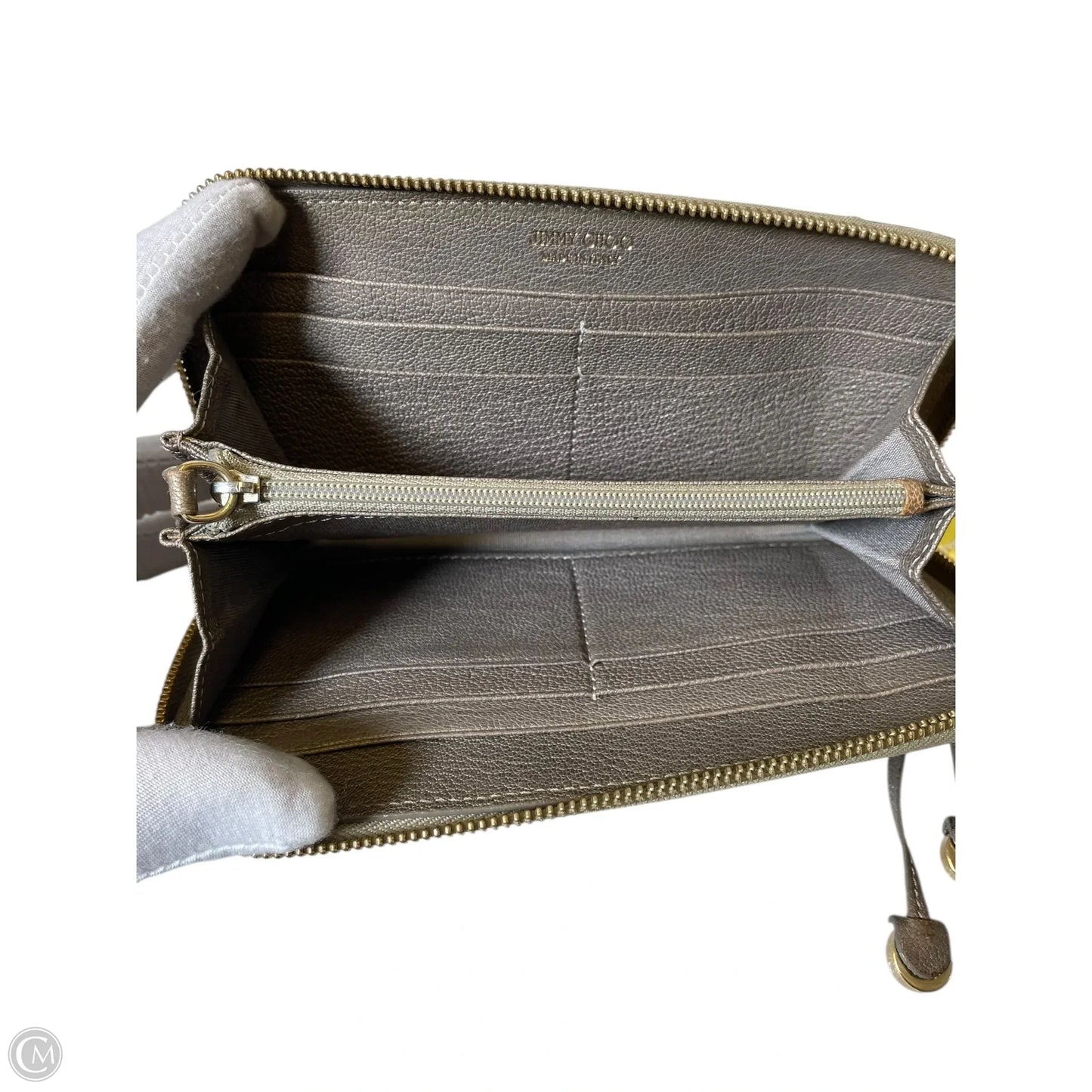 Wallet Luxury Designer By Jimmy Choo, Size: Medium