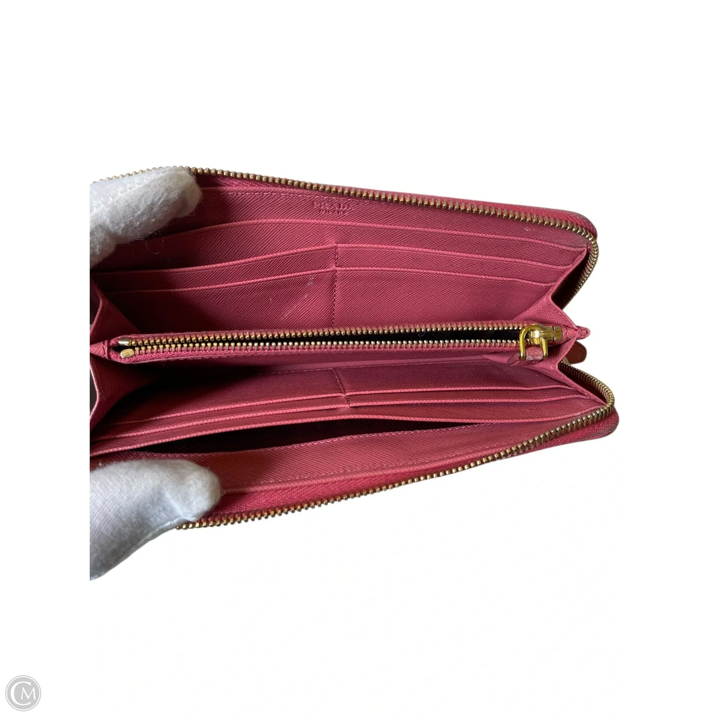 Wallet Luxury Designer By Prada, Size: Medium