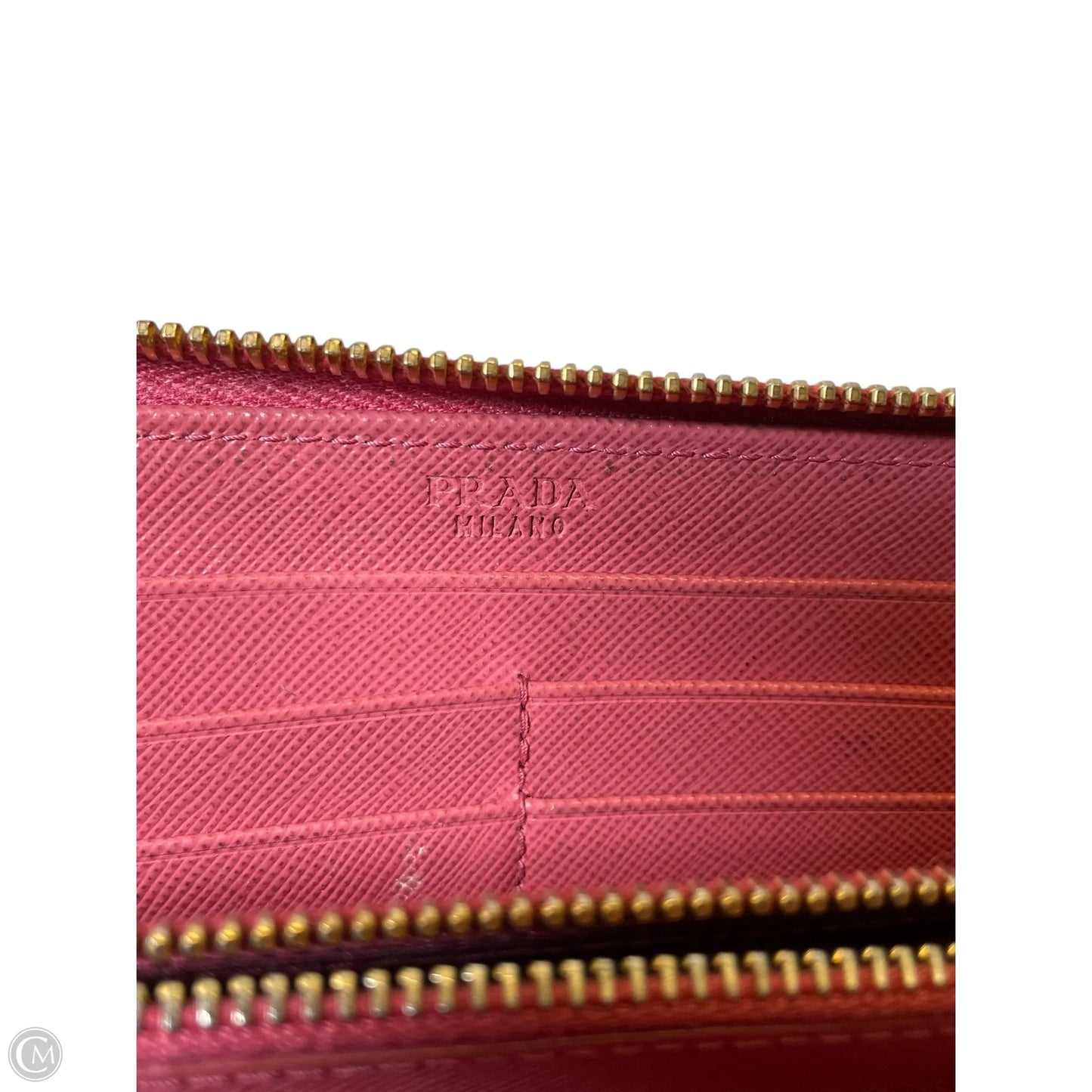 Wallet Luxury Designer By Prada, Size: Medium
