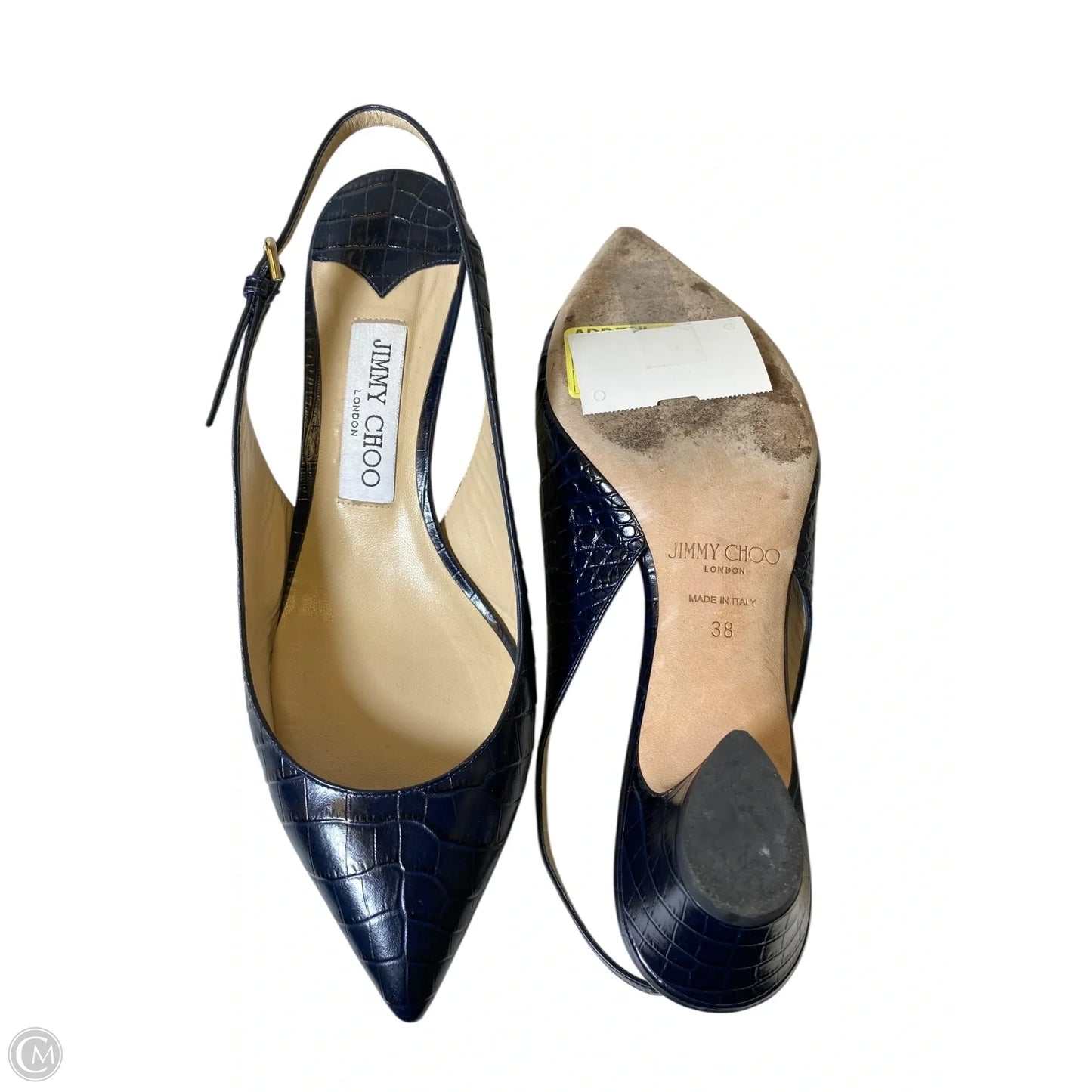 Shoes Luxury Designer By Jimmy Choo In Black, Size: 7.5