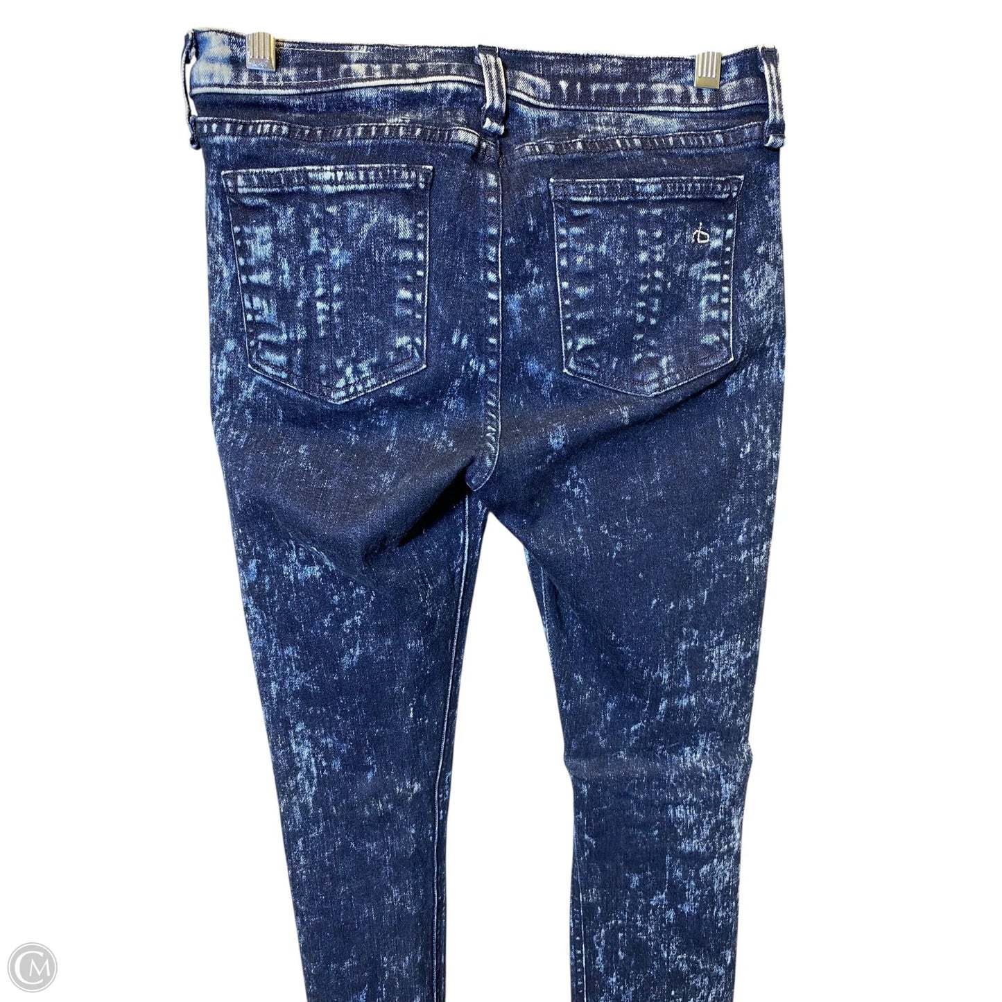 Jeans Skinny By Rag And Bone In Blue Denim, Size: 4