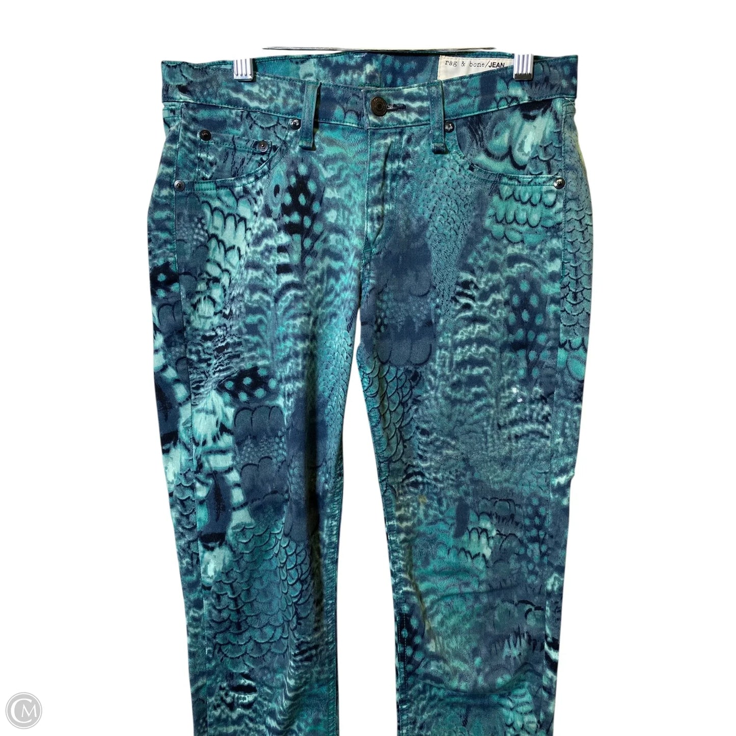 Jeans Skinny By Rag And Bone In Blue, Size: 4