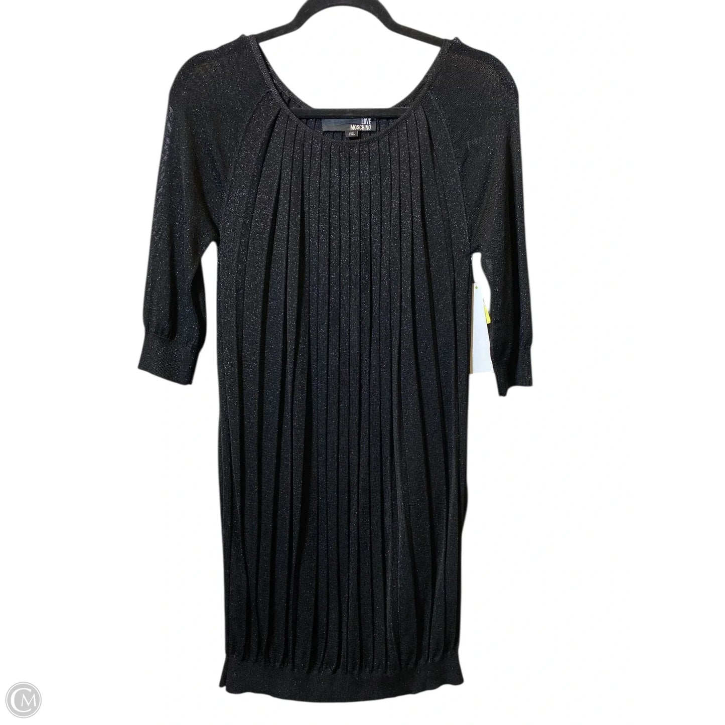 Dress Luxury Designer By Moschino In Black, Size: 6