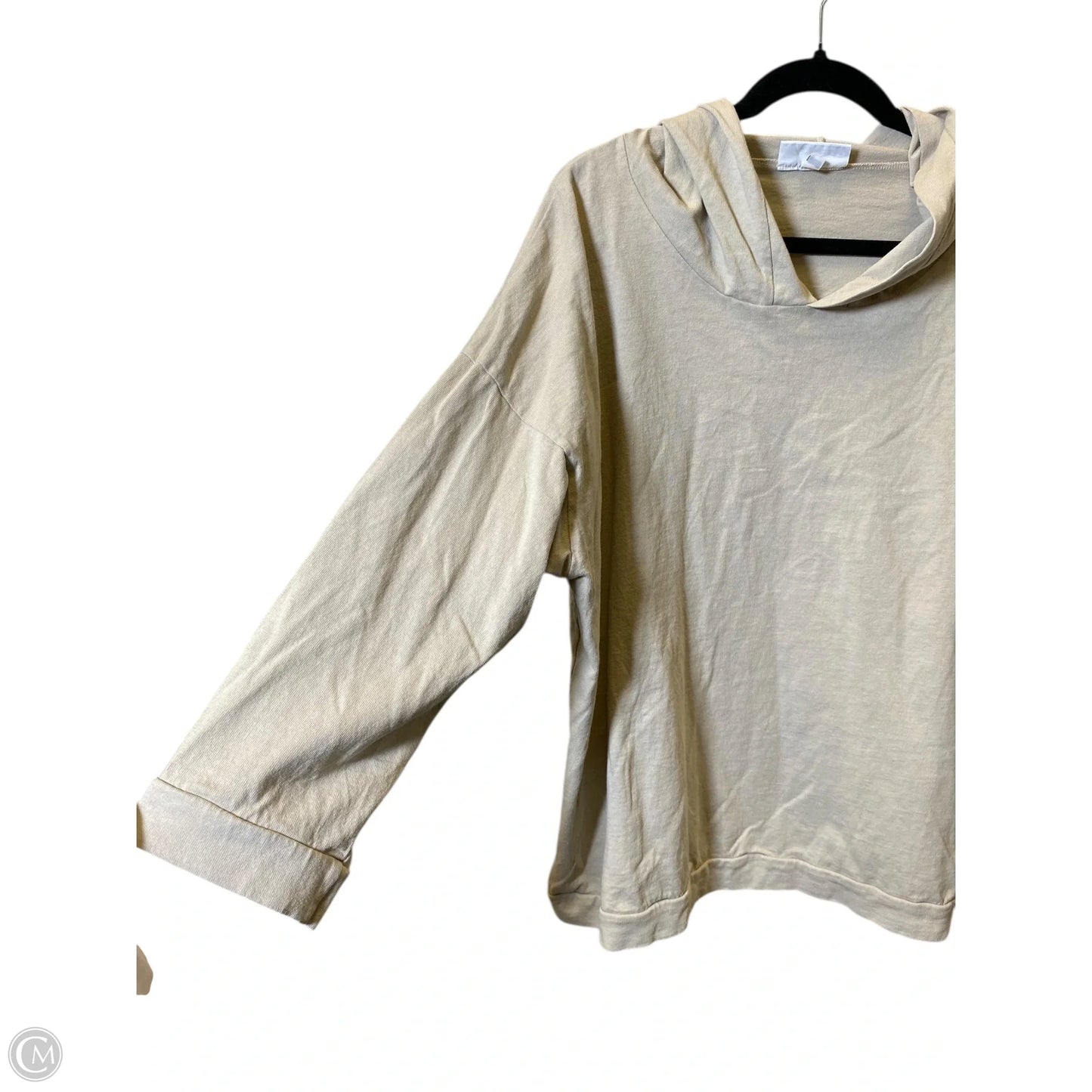 Sweatshirt Hoodie By Bryn Walker In Beige, Size: S