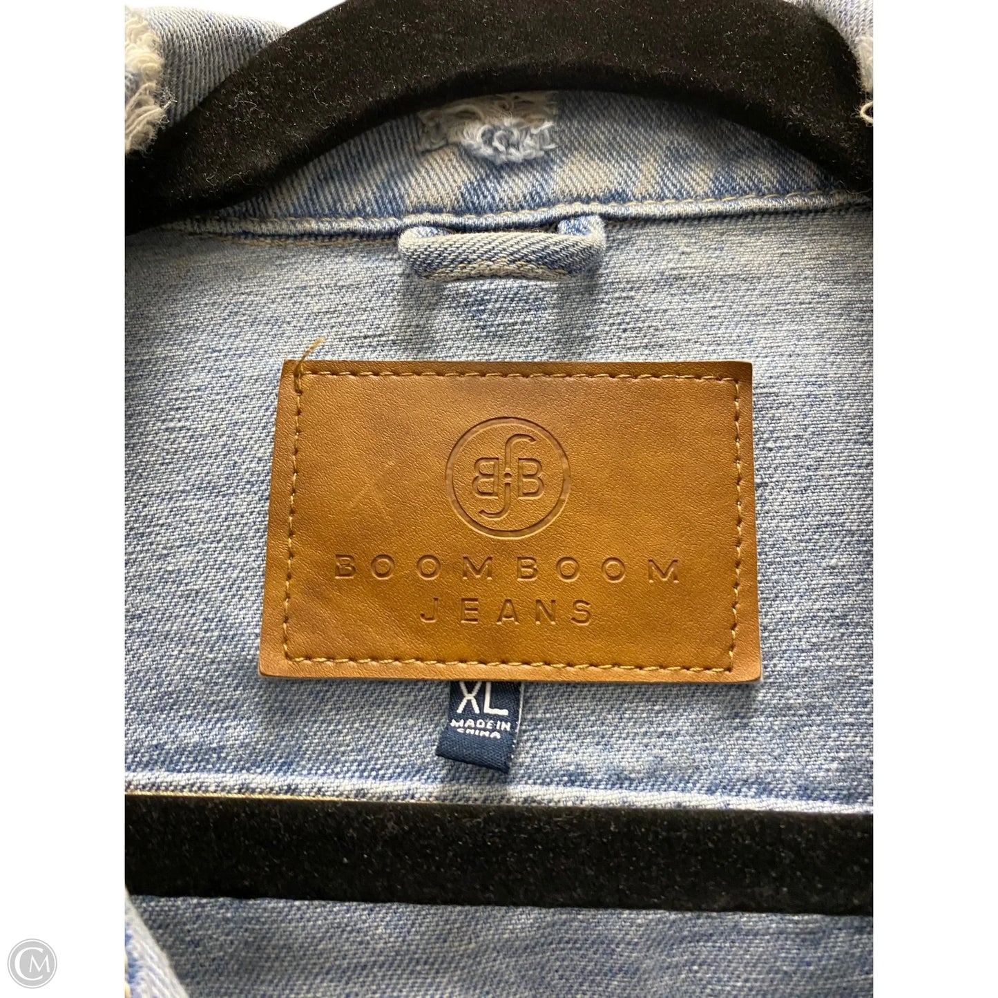 Jacket Denim By Clothes Mentor In Blue Denim, Size: Xl