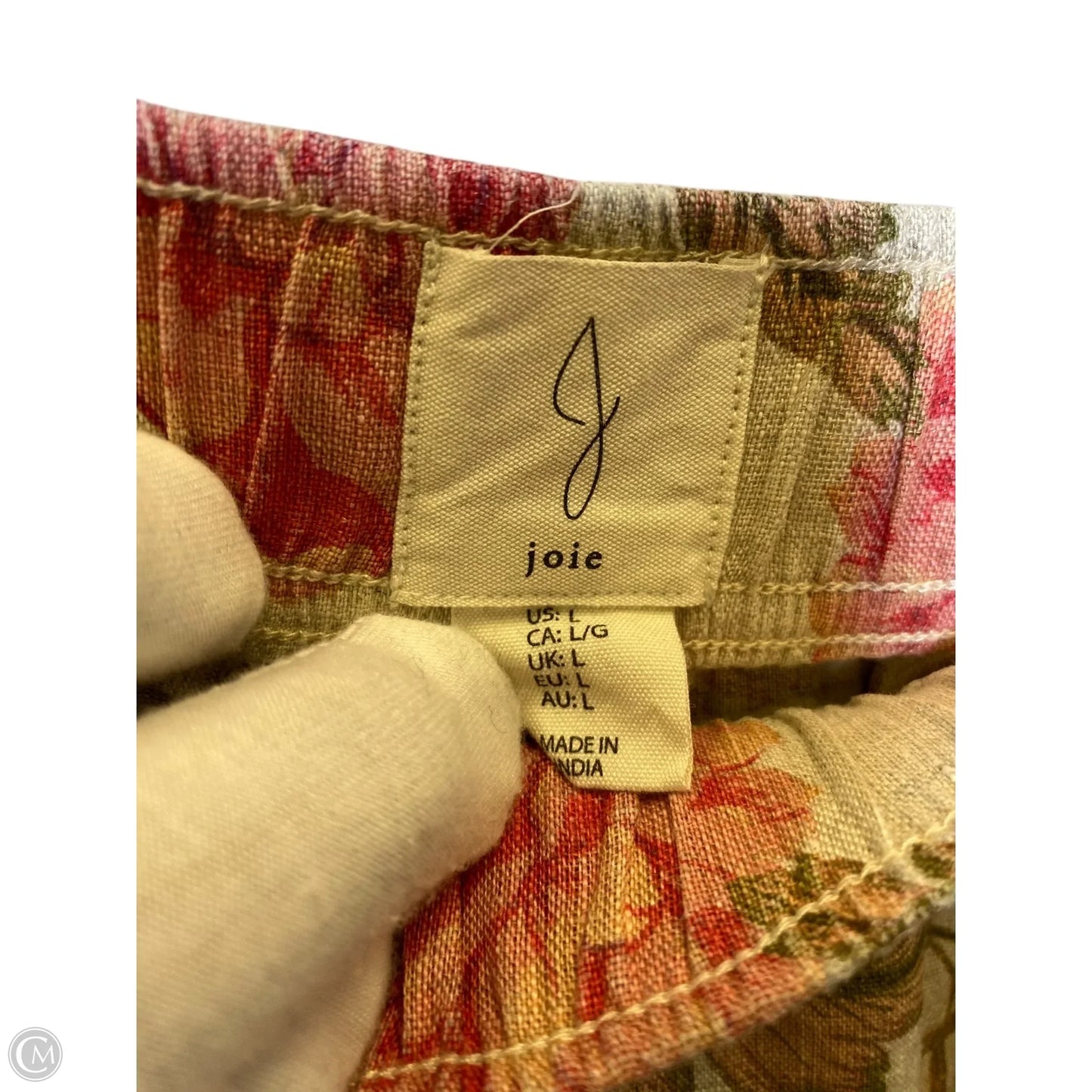 Pants Lounge By Joie In Floral Print, Size: L