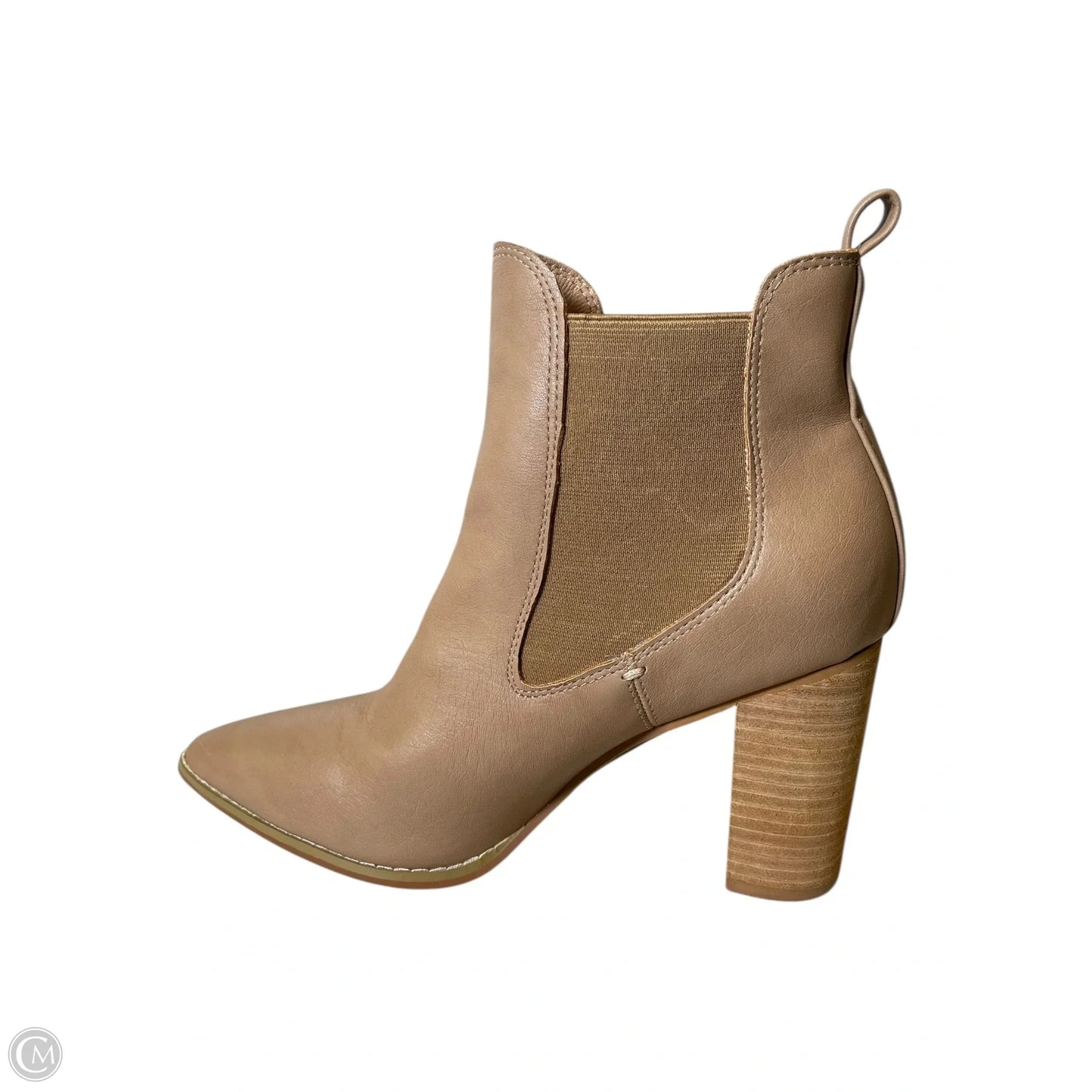 Boots Ankle Heels By Oasis Society In Beige, Size: 9