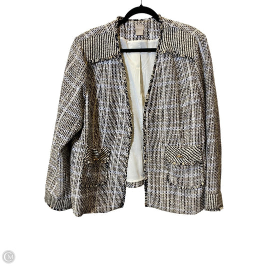 Jacket Moto By Chicos In Multi-colored, Size: Xxl
