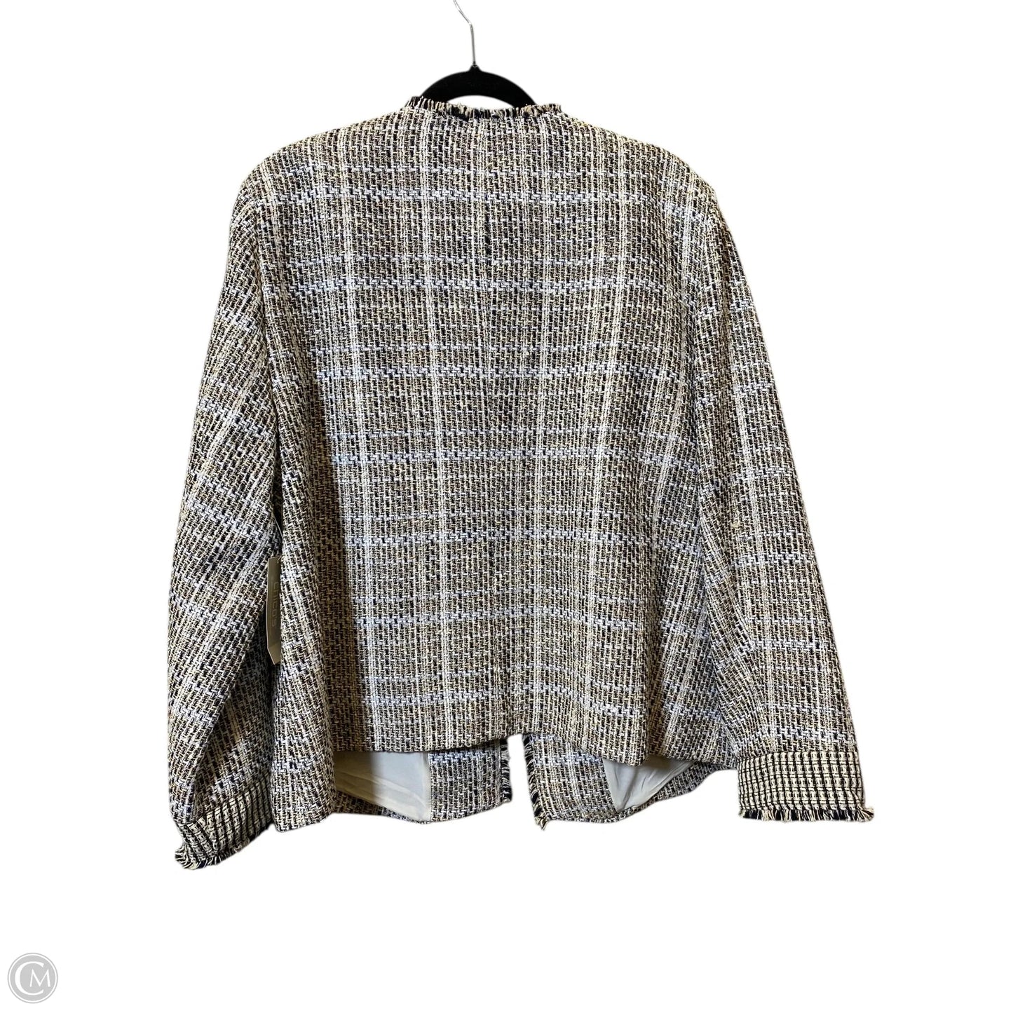 Jacket Moto By Chicos In Multi-colored, Size: Xxl