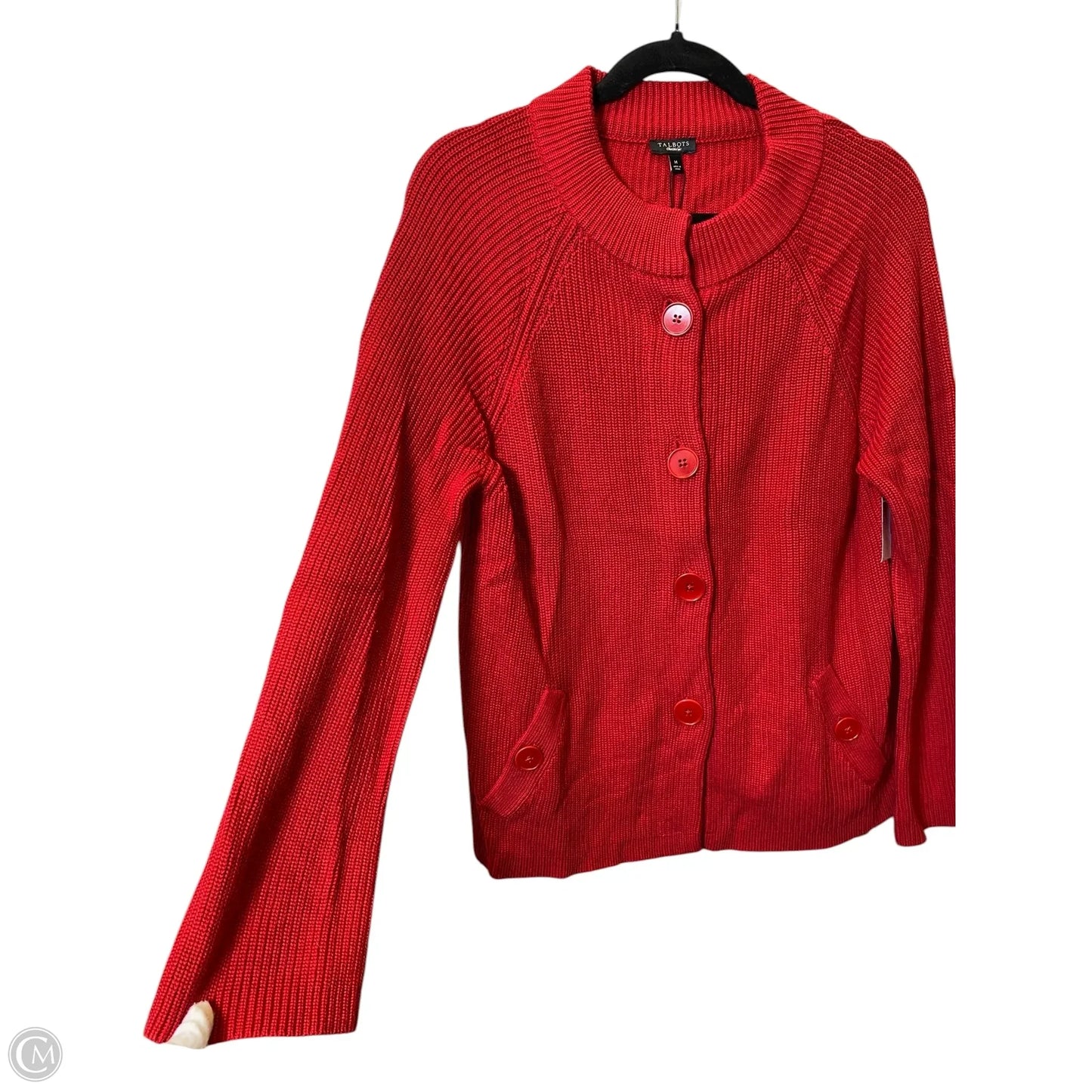 Sweater By Talbots In Red, Size: M