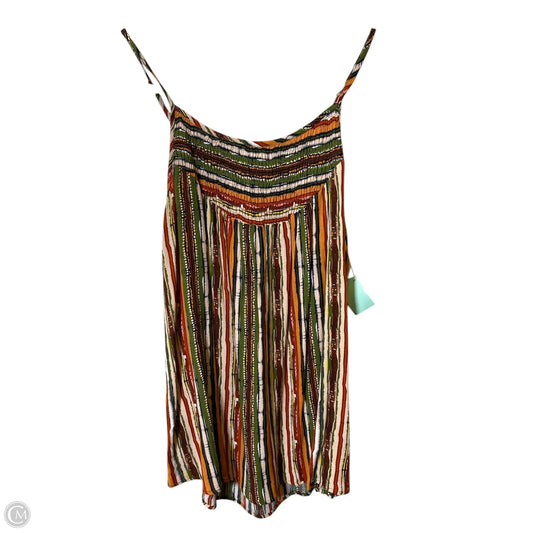 Top Sleeveless By Easel In Multi-colored, Size: M