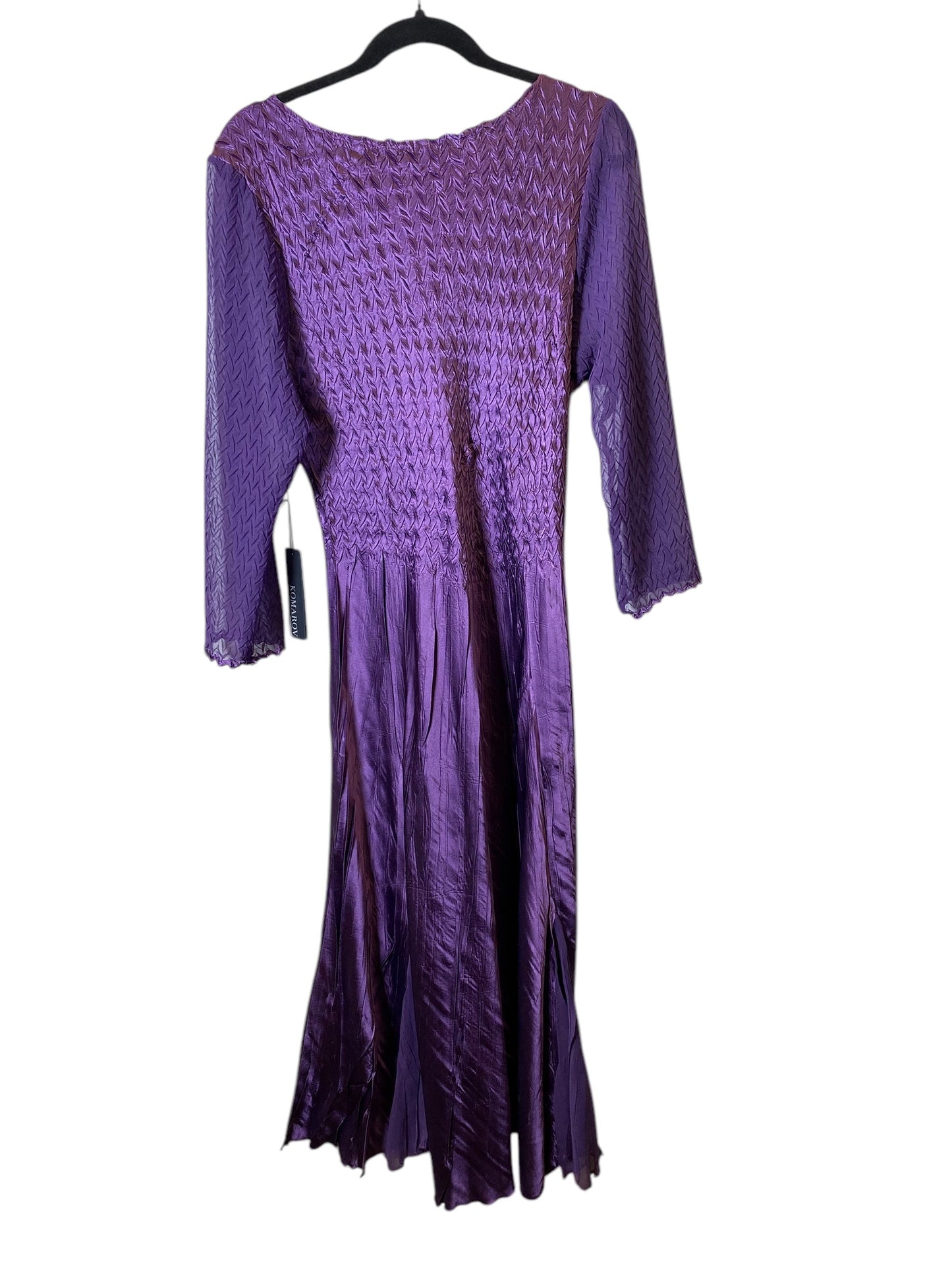 Dress Party Long By Komarov In Purple, Size: Xl