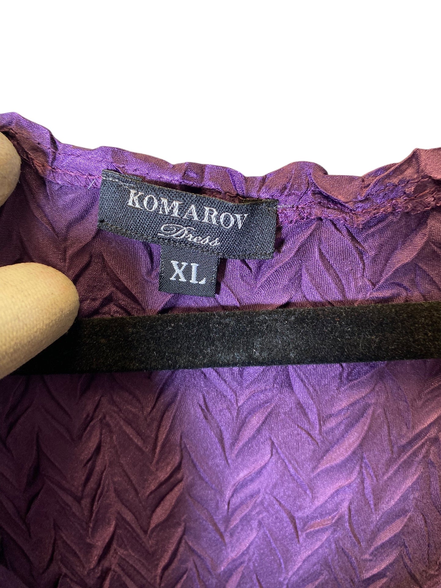 Dress Party Long By Komarov In Purple, Size: Xl