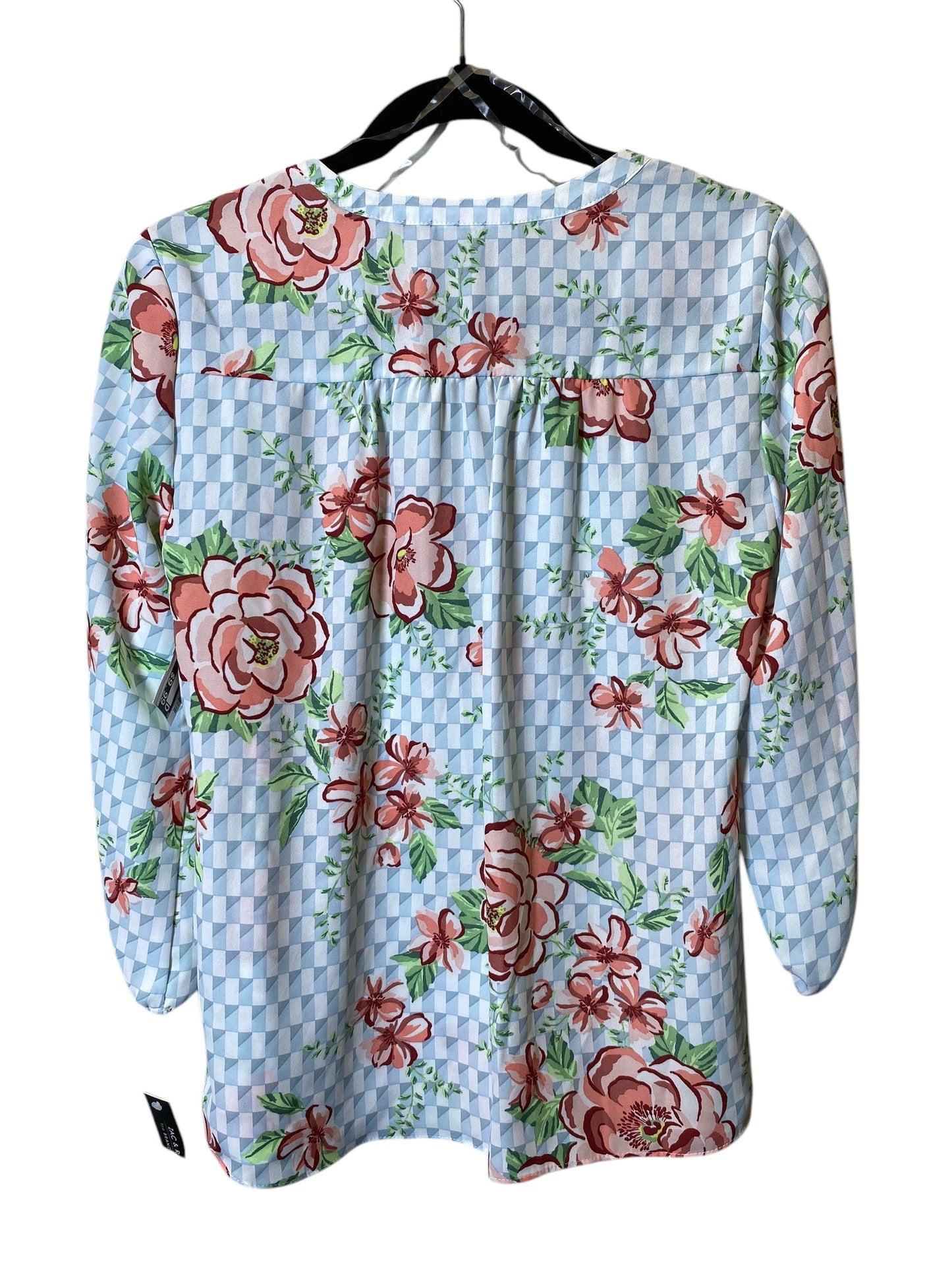 Top 3/4 Sleeve By Zac And Rachel In Floral Print, Size: S