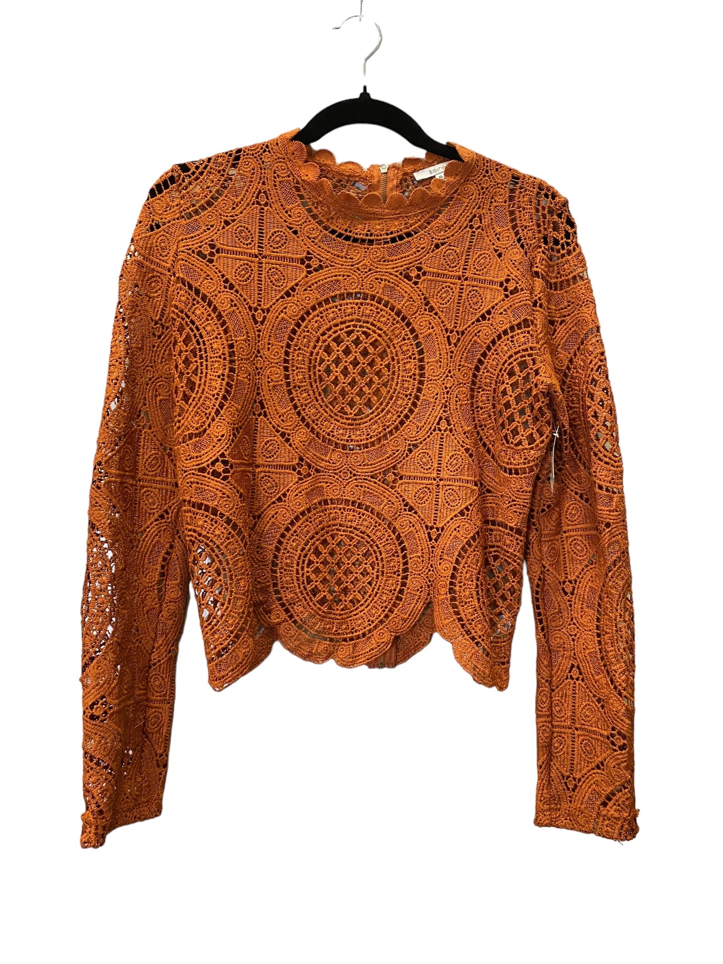 Brown Top Long Sleeve Cmc, Size Xl