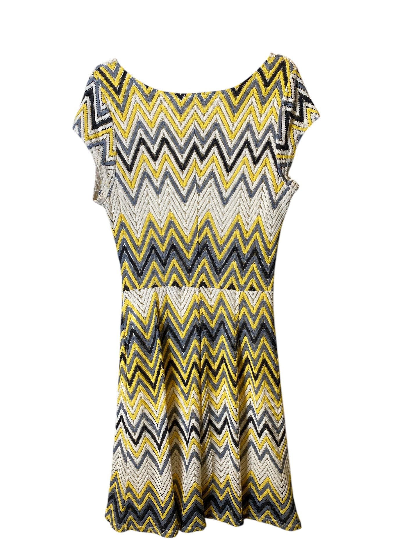 Dress Casual Midi By Sharagano In Yellow, Size: L