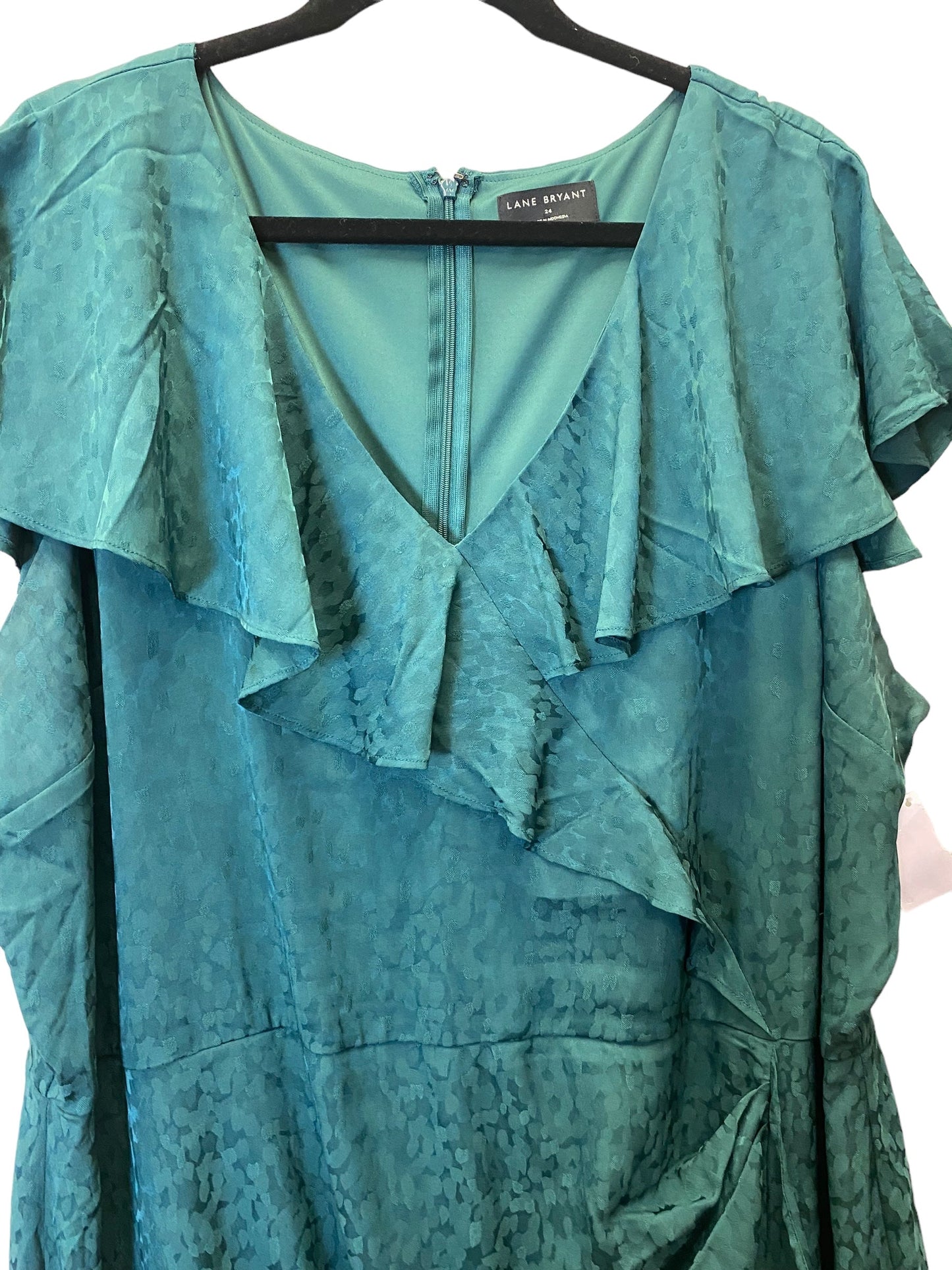 Dress Casual Maxi By Lane Bryant In Green, Size: 3x