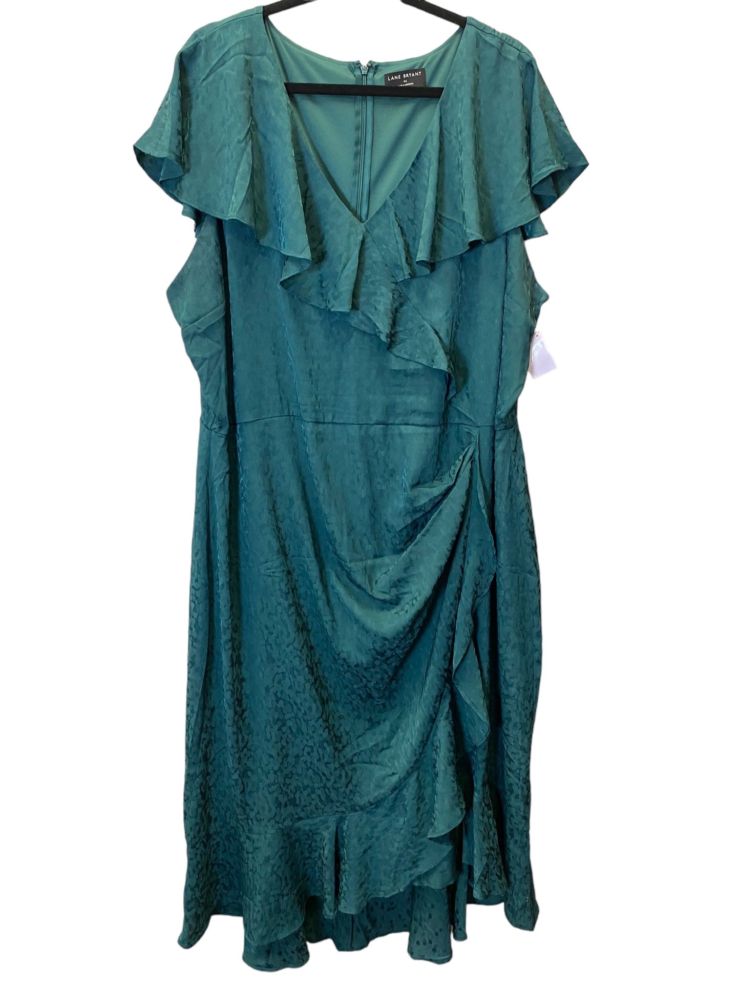 Dress Casual Maxi By Lane Bryant In Green, Size: 3x