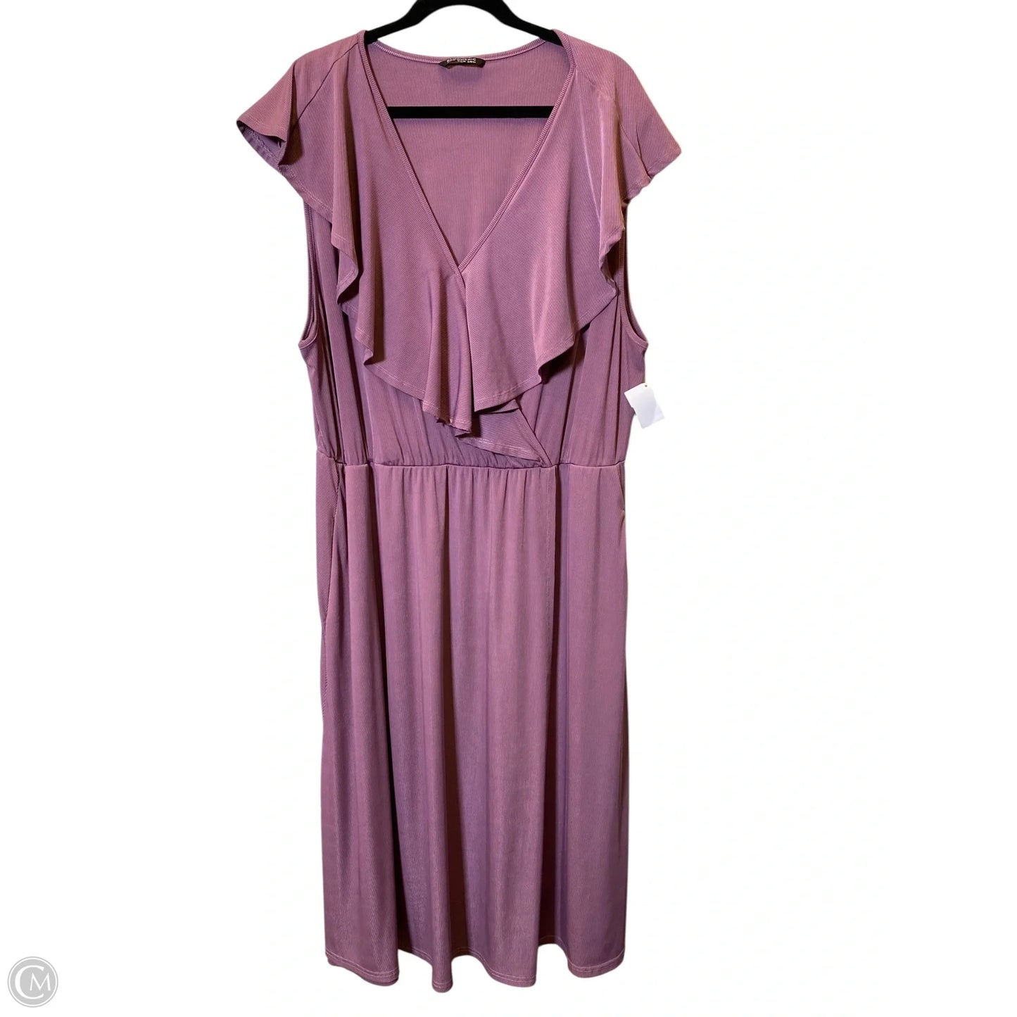 Dress Casual Maxi By BloomChic In Purple, Size: 3x