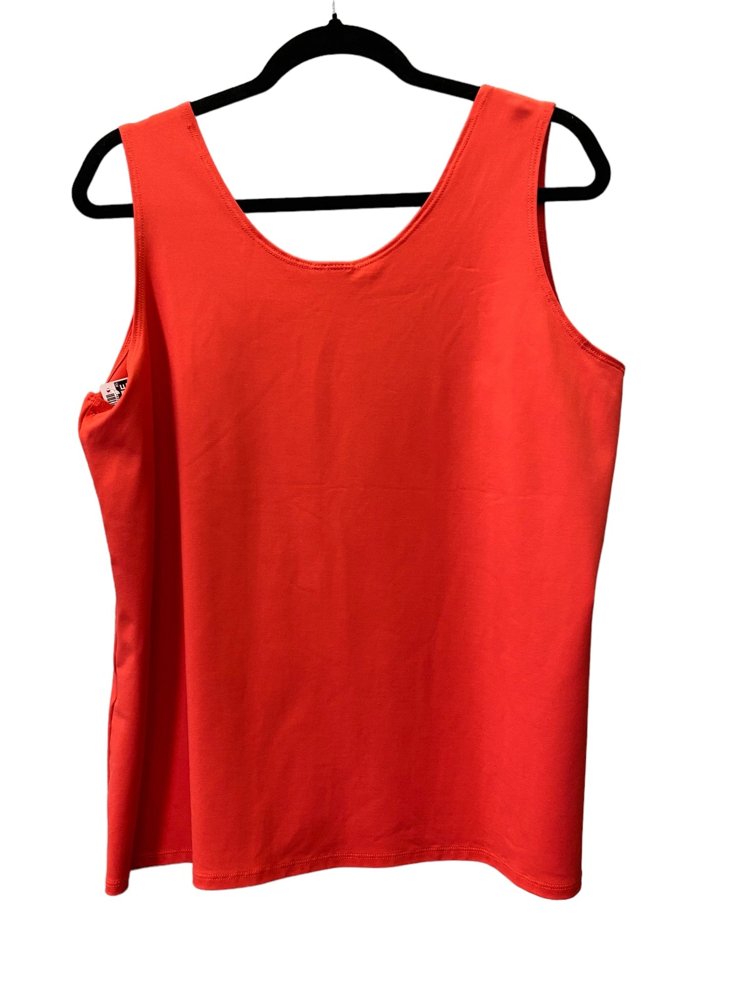 Red Top Sleeveless Chicos, Size L