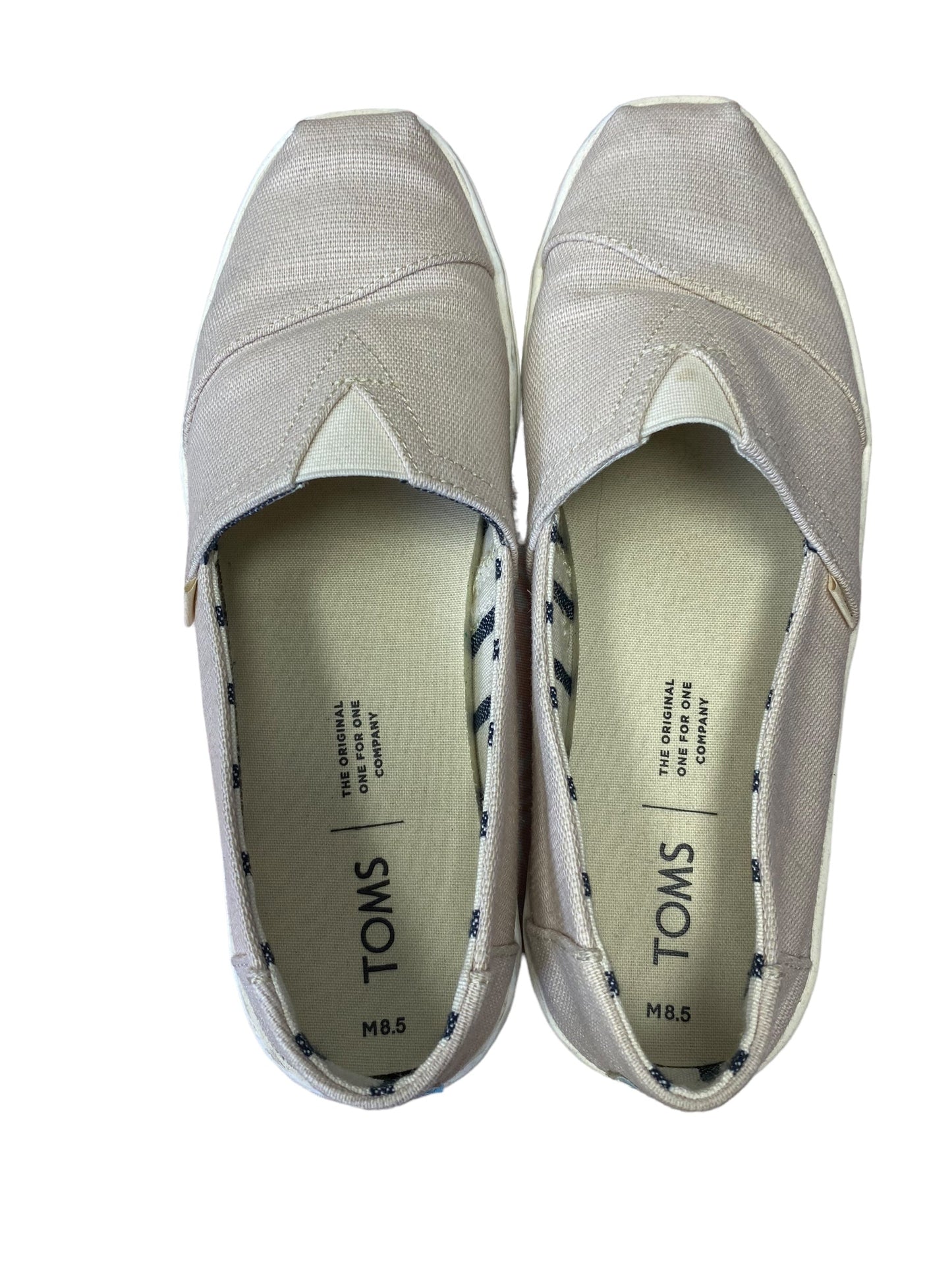 Shoes Heels Platform By Toms In Beige, Size: 8.5