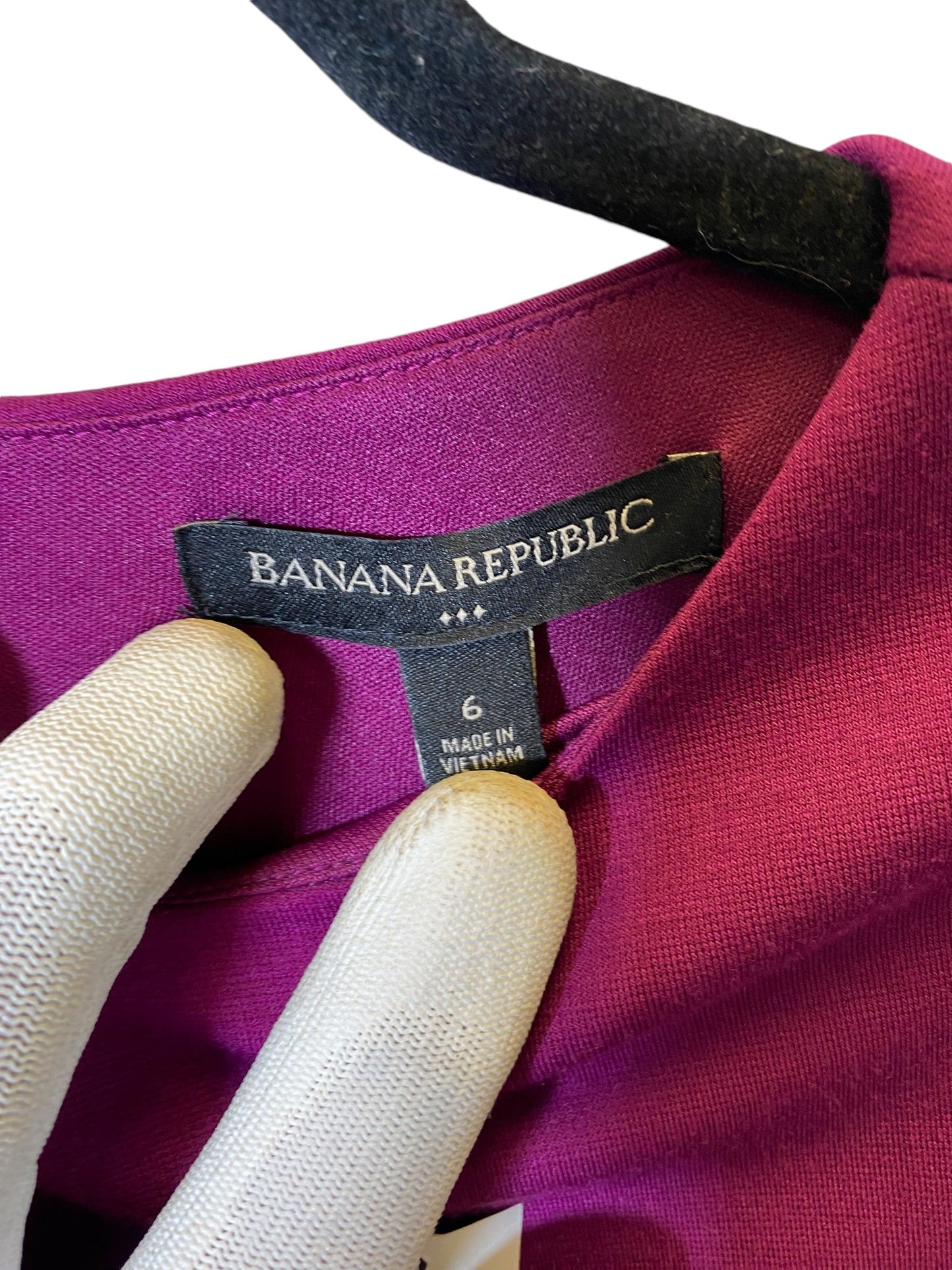 Dress Work By Banana Republic In Purple, Size: S