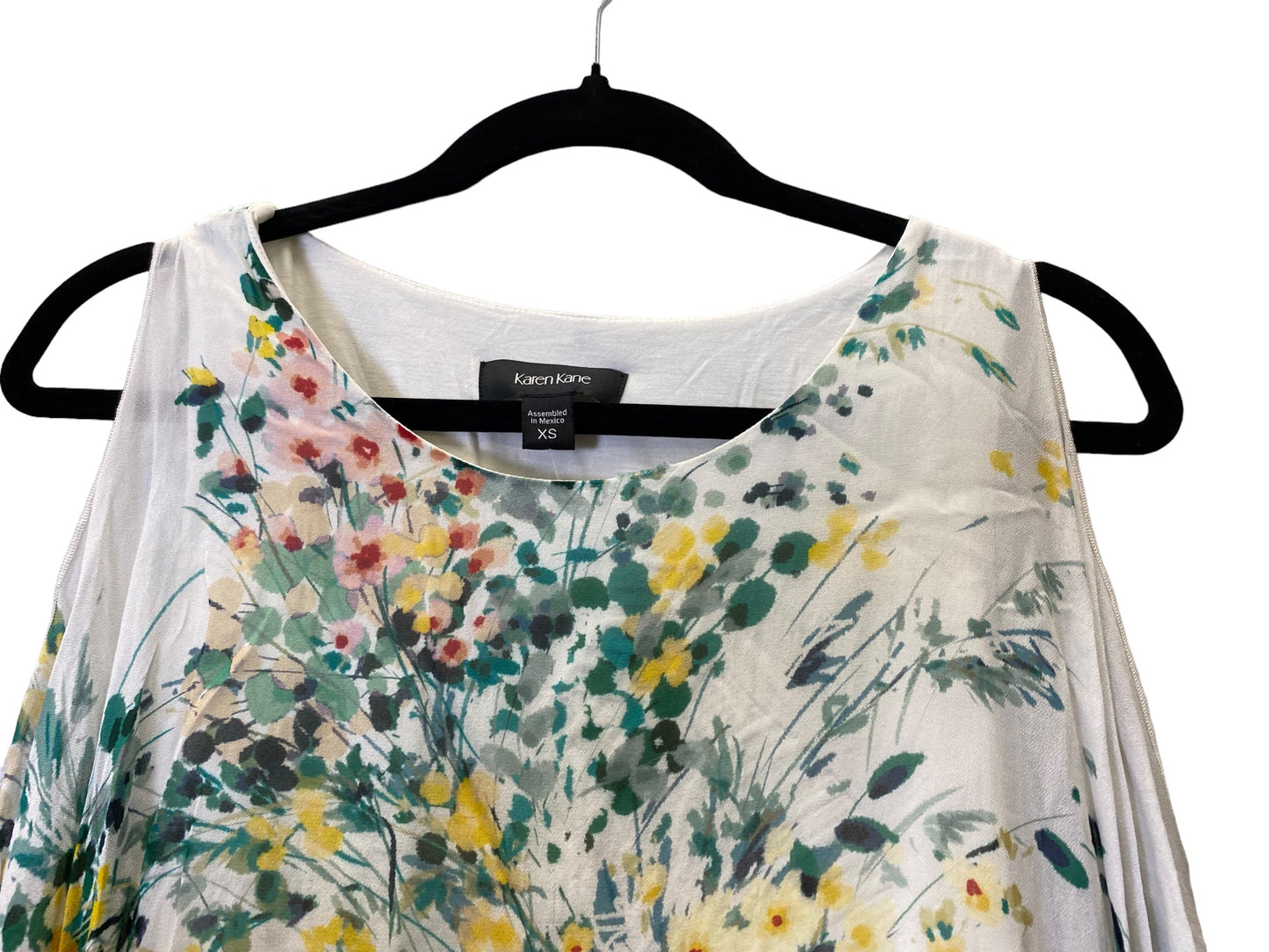 Floral Print Top Sleeveless Karen Kane, Size Xs