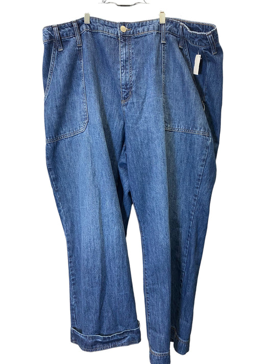 Jeans Wide Leg By Universal Thread In Blue Denim, Size: 22w