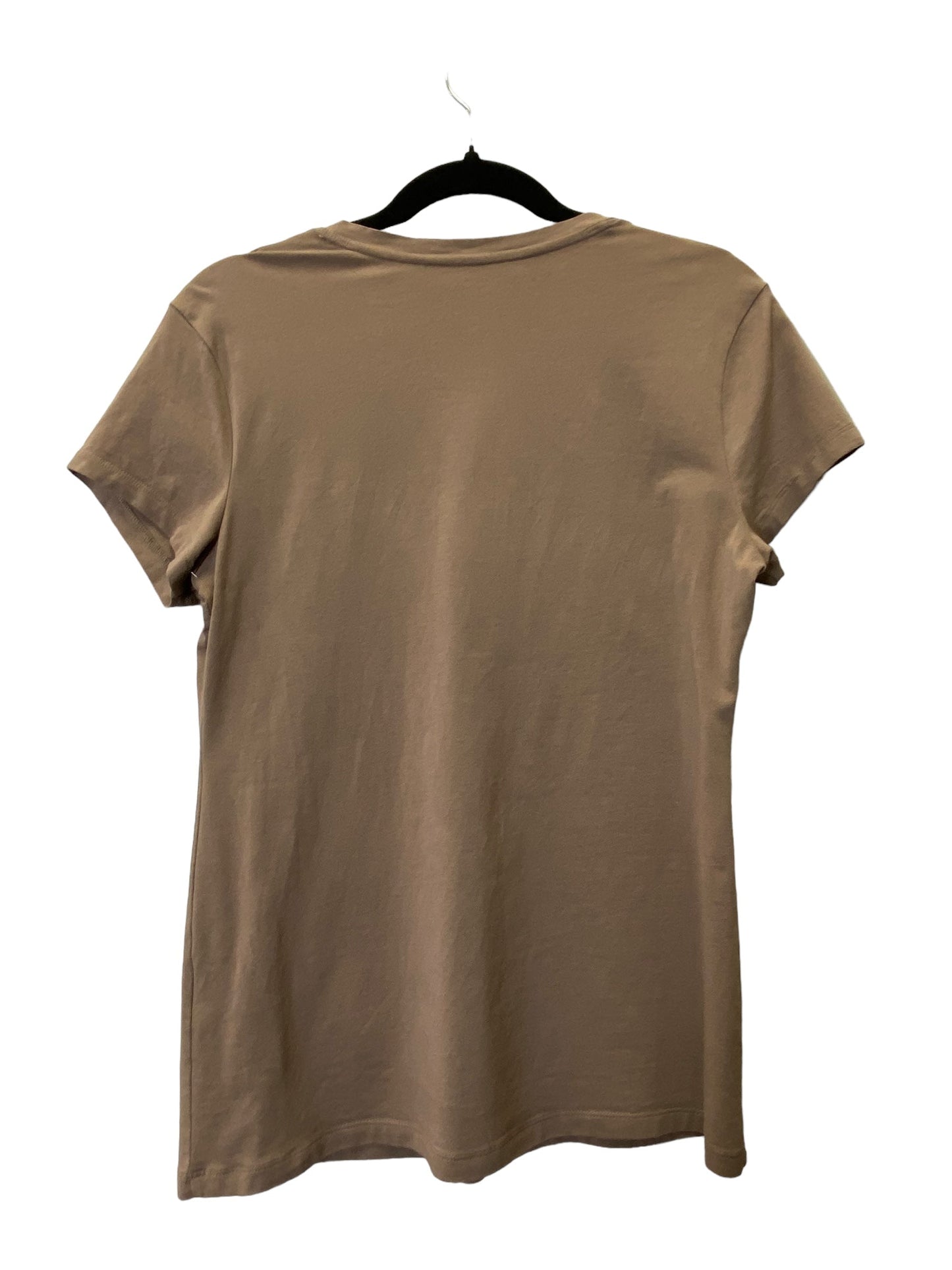 Top Short Sleeve By Banana Republic In Brown, Size: L