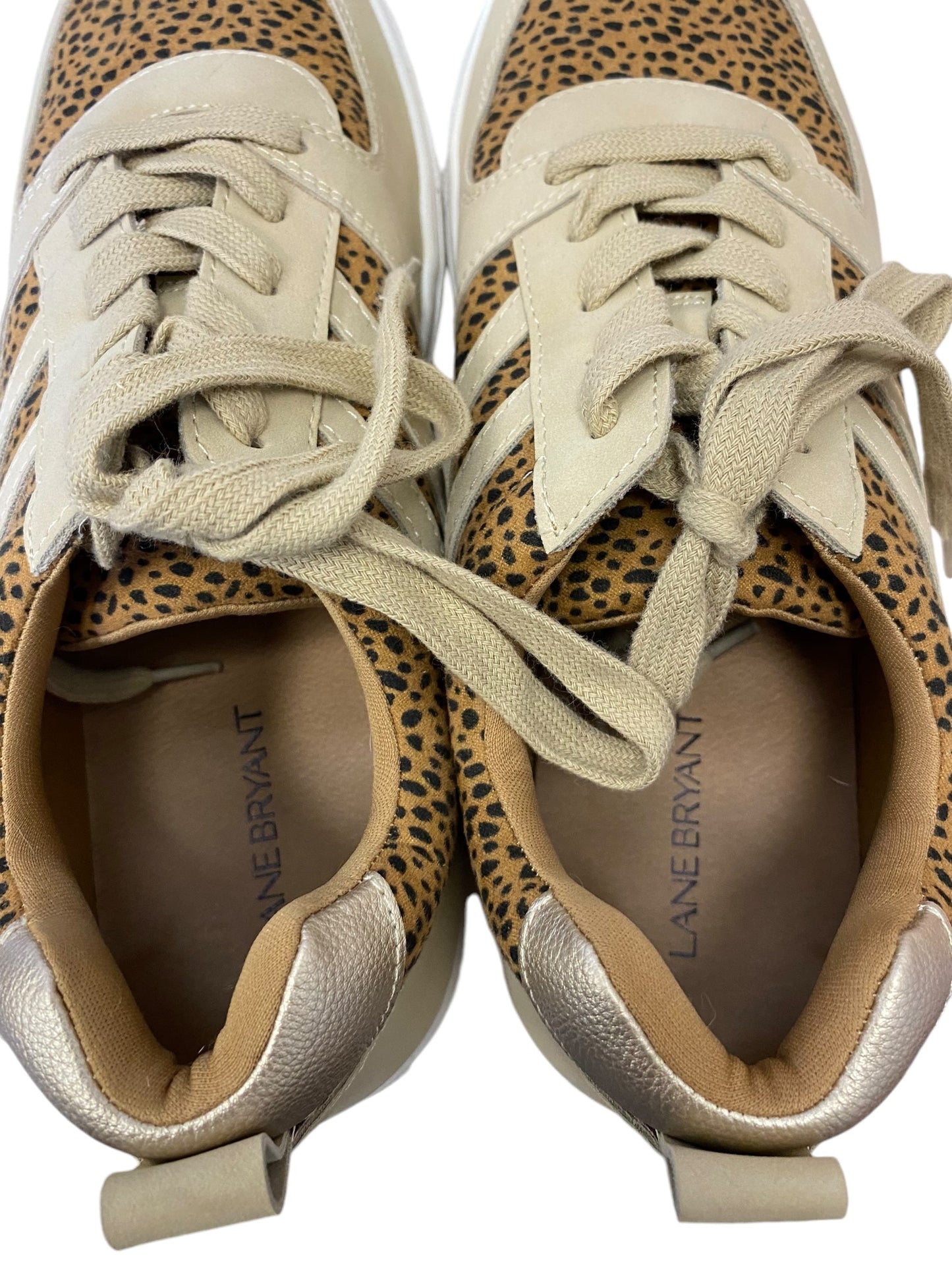 Shoes Flats By Lane Bryant In Animal Print, Size: 9