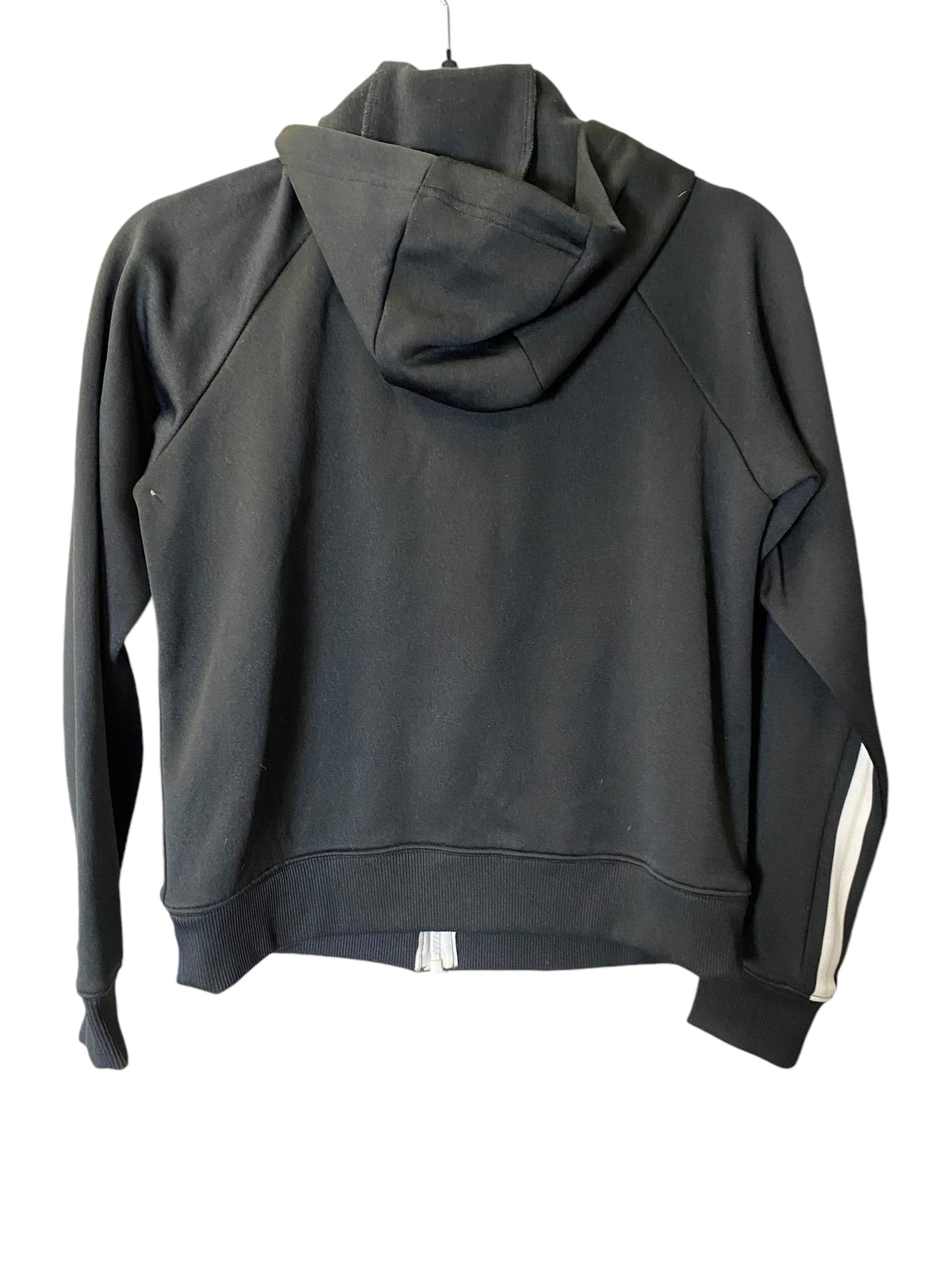 Sweatshirt Hoodie By Nike In Black & White, Size: S