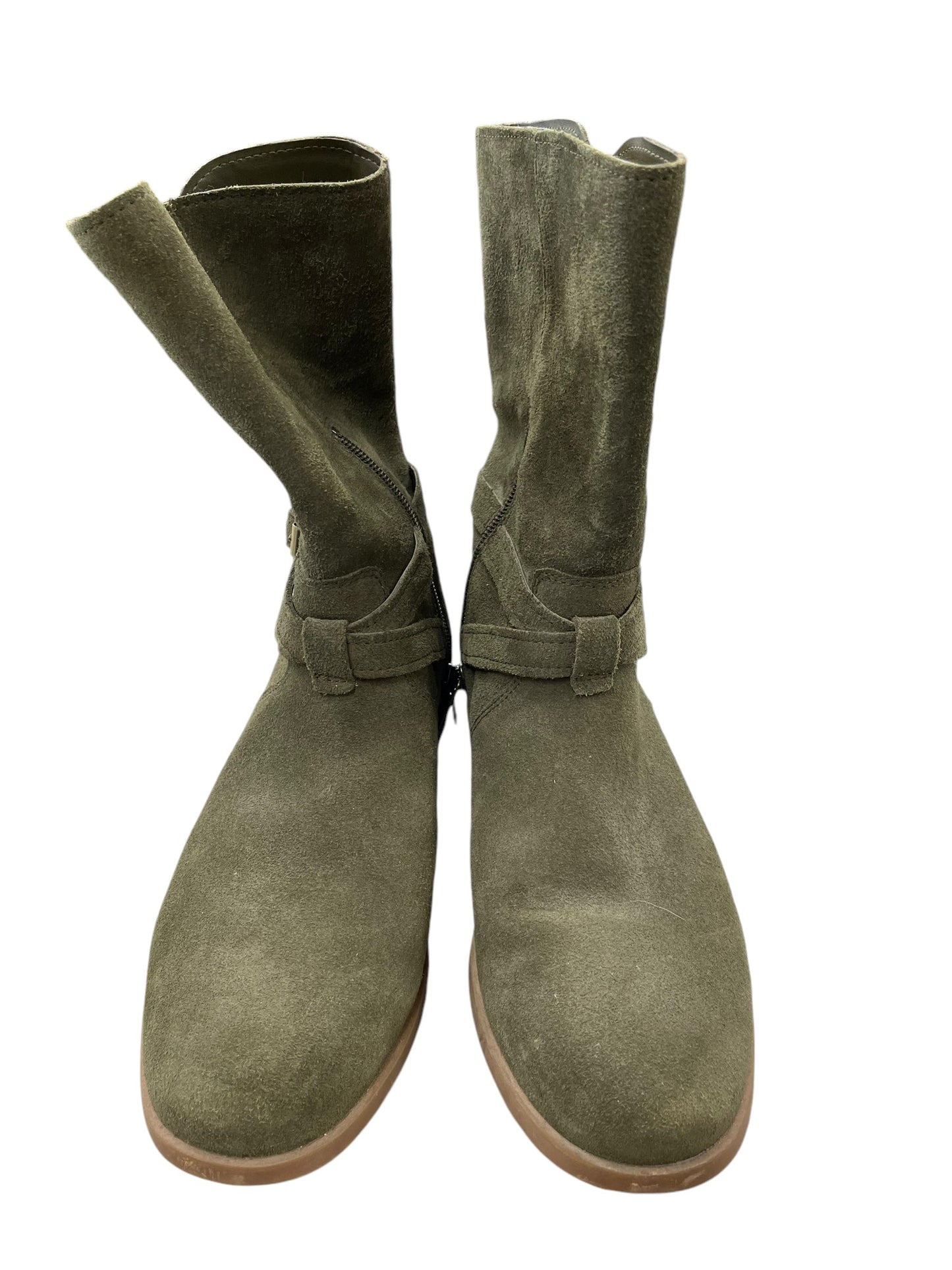 Boots Ankle Heels By Koolaburra By Ugg In Green, Size: 9