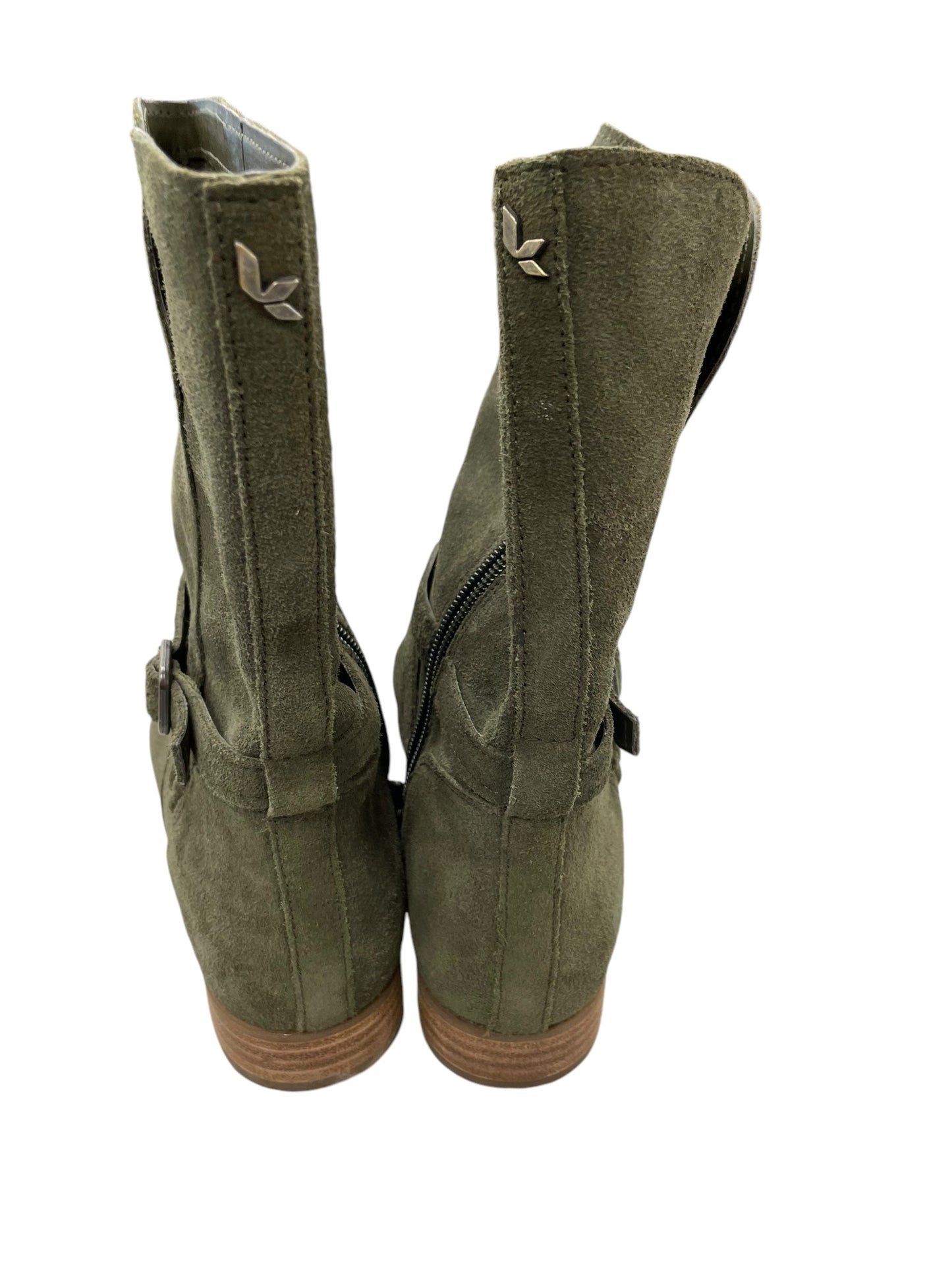 Boots Ankle Heels By Koolaburra By Ugg In Green, Size: 9