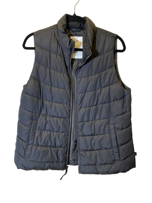 Vest Puffer & Quilted By Gap In Black, Size: M