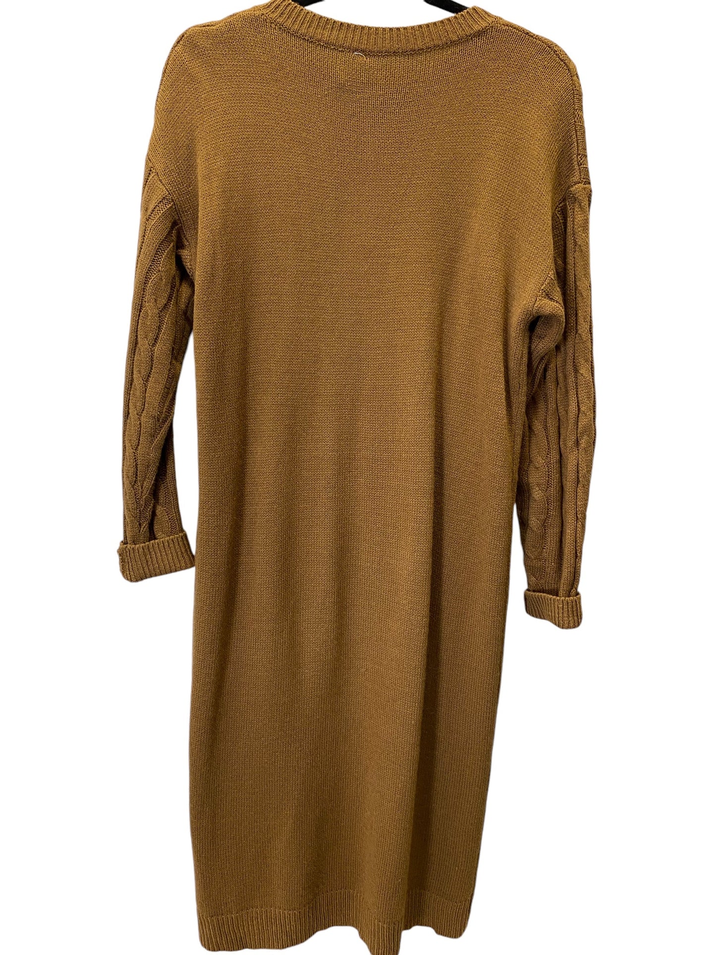 Dress Sweater By Shein In Brown, Size: S