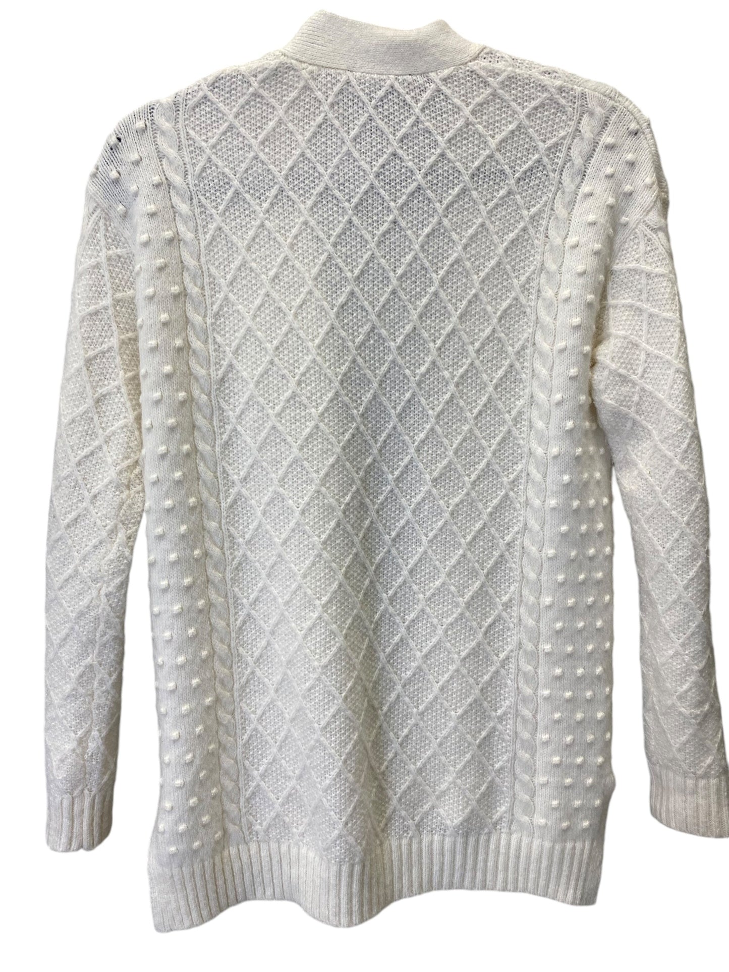 Sweater By Ann Taylor In Cream, Size: Xsp