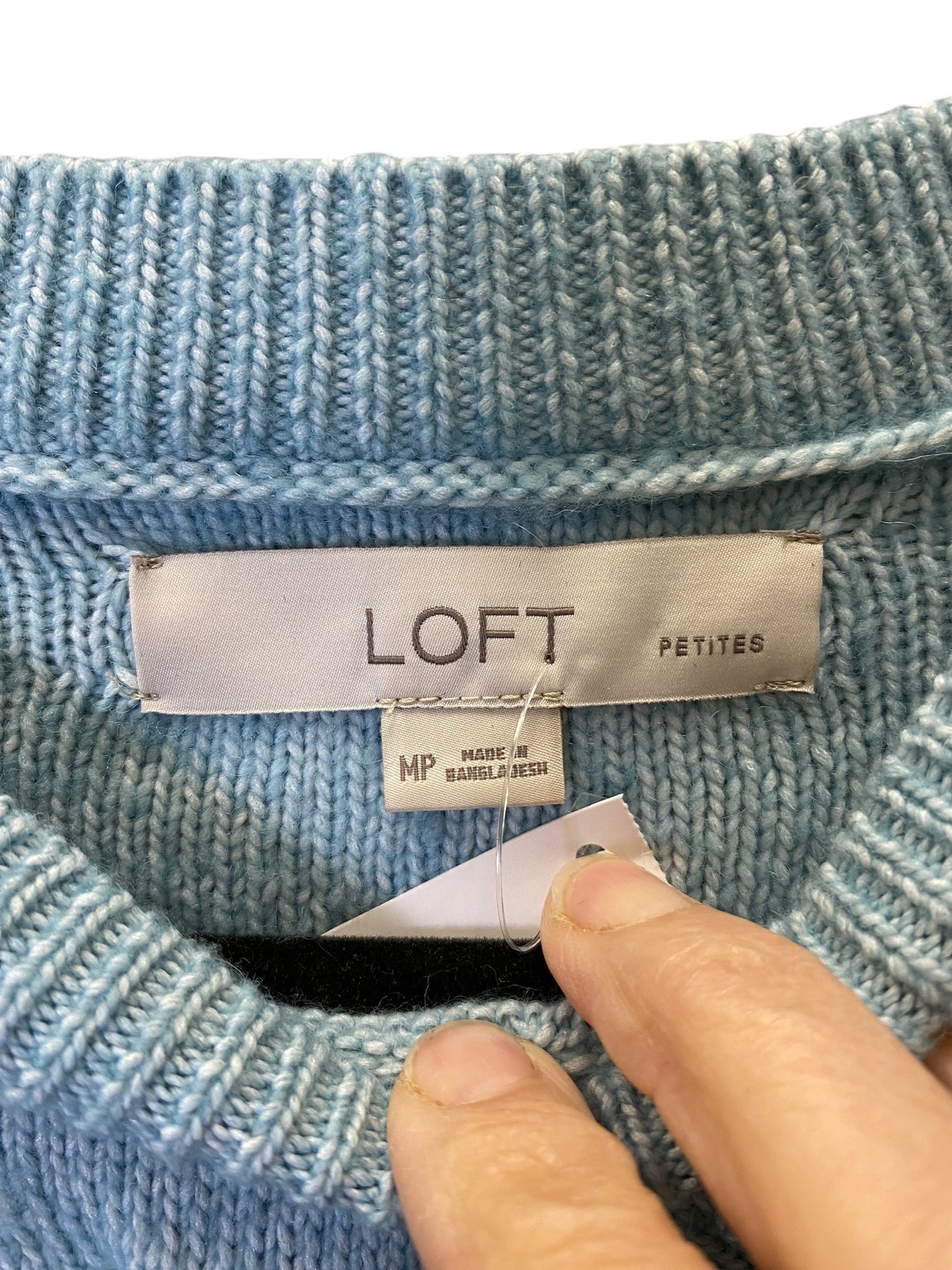 Sweater By Loft In Blue, Size: Mp