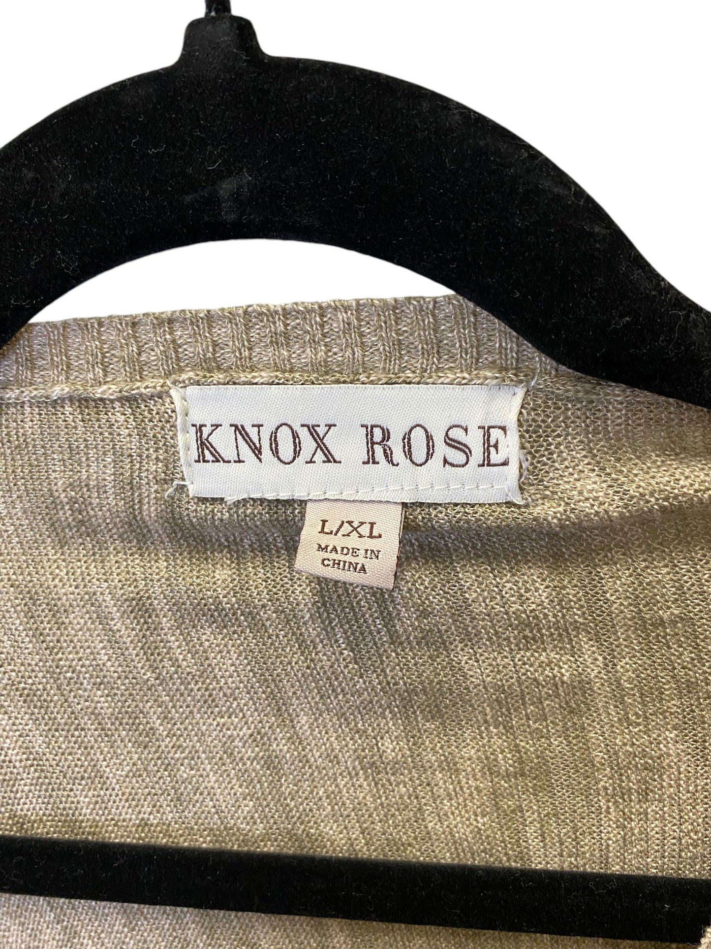 Poncho By Knox Rose In Beige, Size: Xl