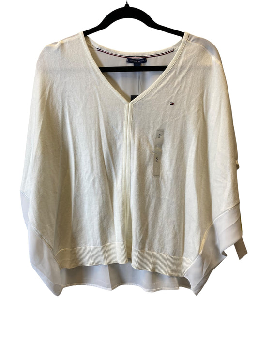 Poncho By Tommy Hilfiger In White, Size: S