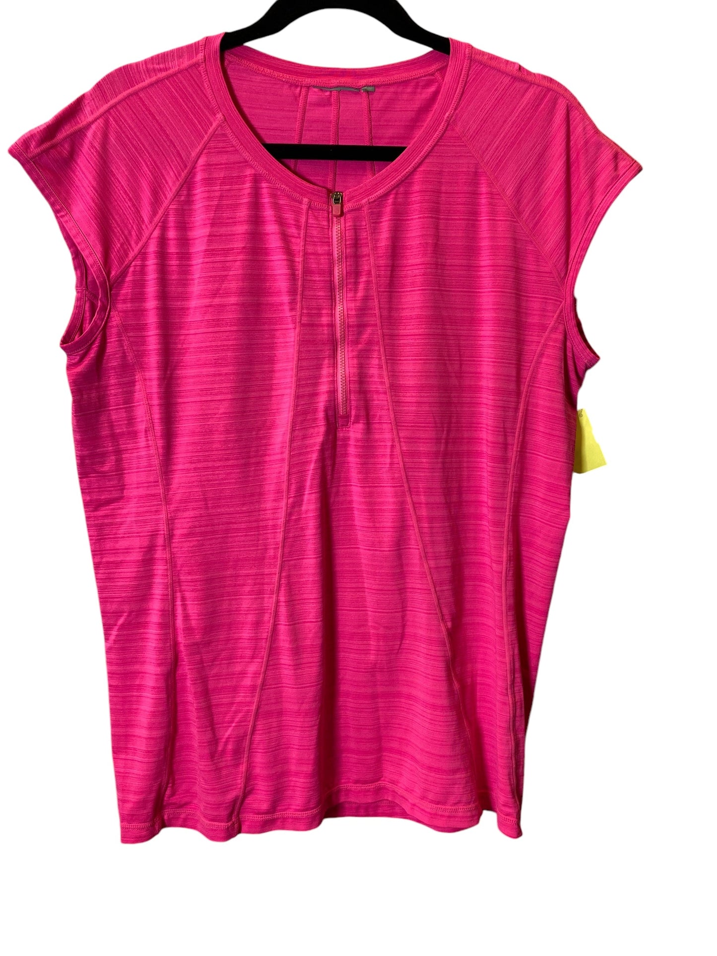 Athletic Top Short Sleeve By Clothes Mentor In Pink, Size: Xl