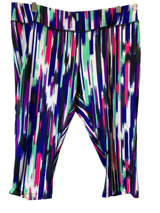 Athletic Capris By Clothes Mentor In Multi-colored, Size: Xl