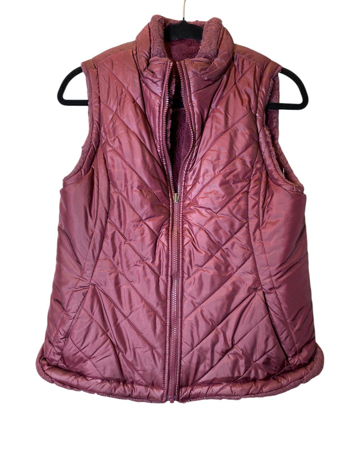 Vest Puffer & Quilted By Clothes Mentor In Red, Size: L