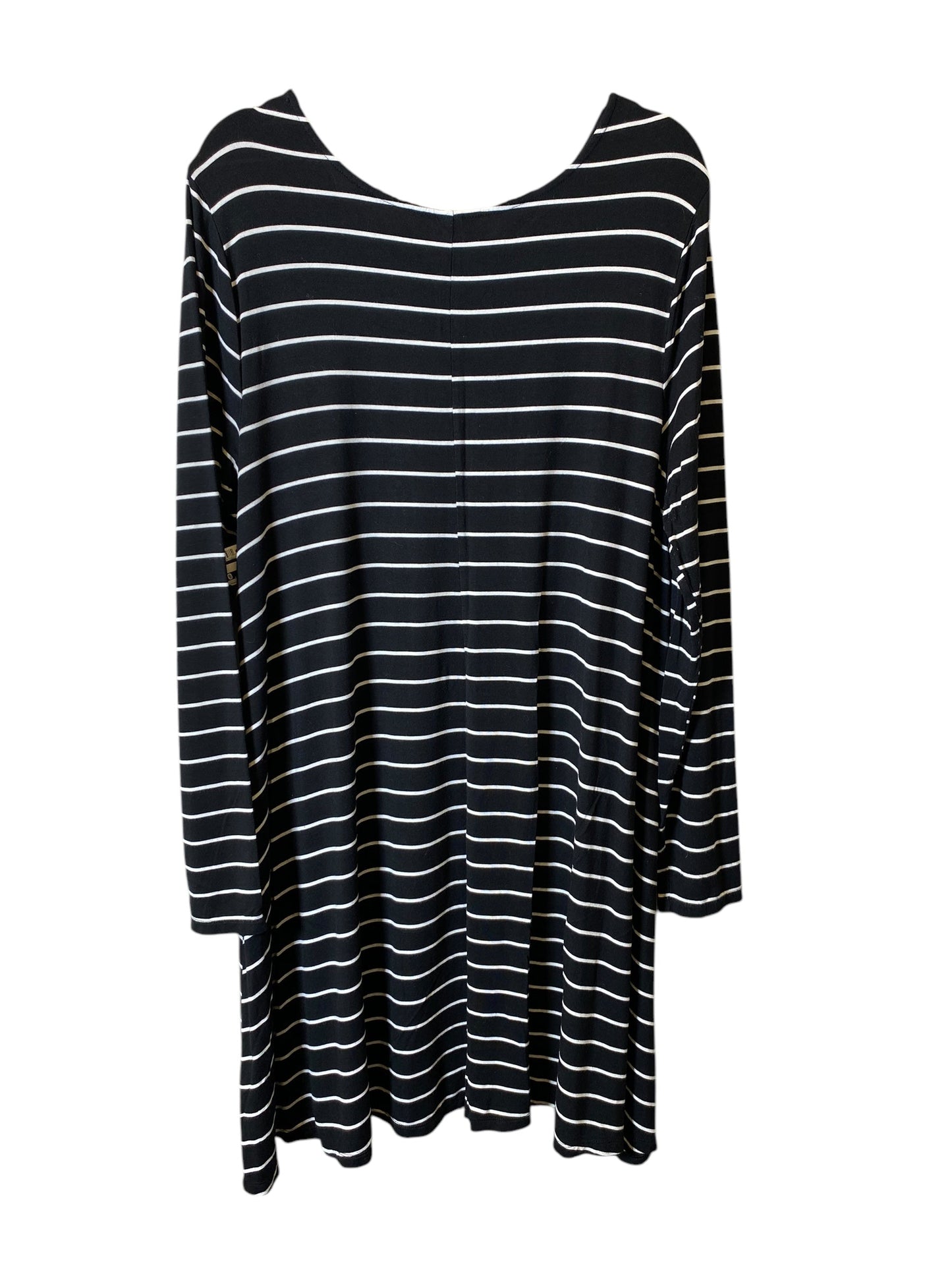 Dress Casual Midi By Old Navy In Striped Pattern, Size: Xxl