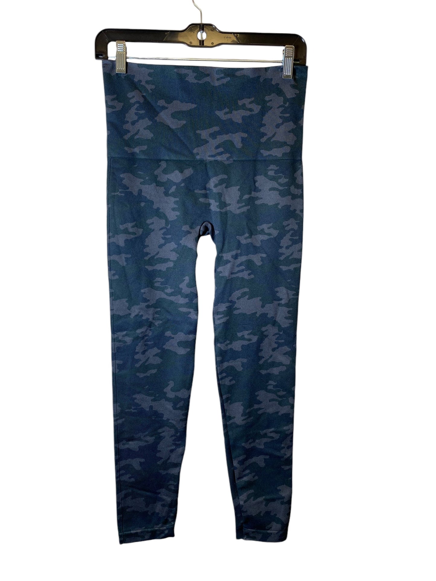 Athletic Leggings By Spanx In Camouflage Print, Size: Xl