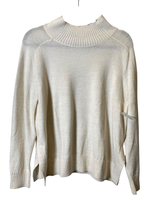 Sweater By Banana Republic In Cream, Size: L