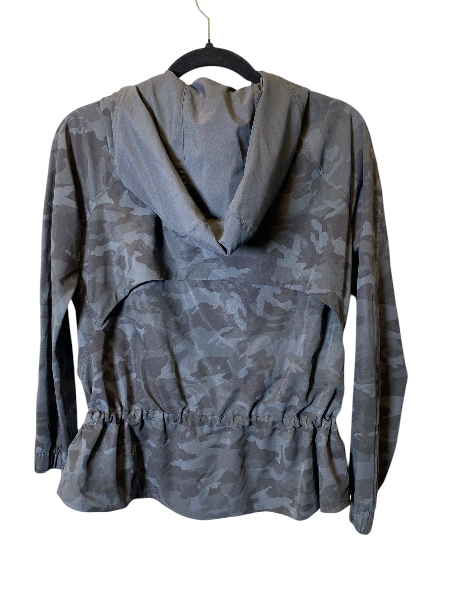 Athletic Jacket By Lululemon In Camouflage Print, Size: L